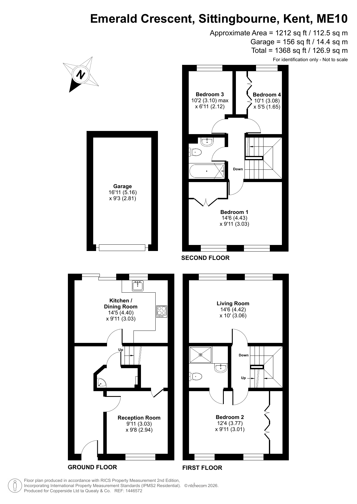 Emerald Crescent, Kent floorplan