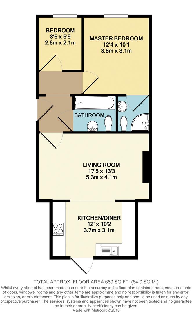 2 Bedrooms Flat to rent in Baker Street, Enfield EN1