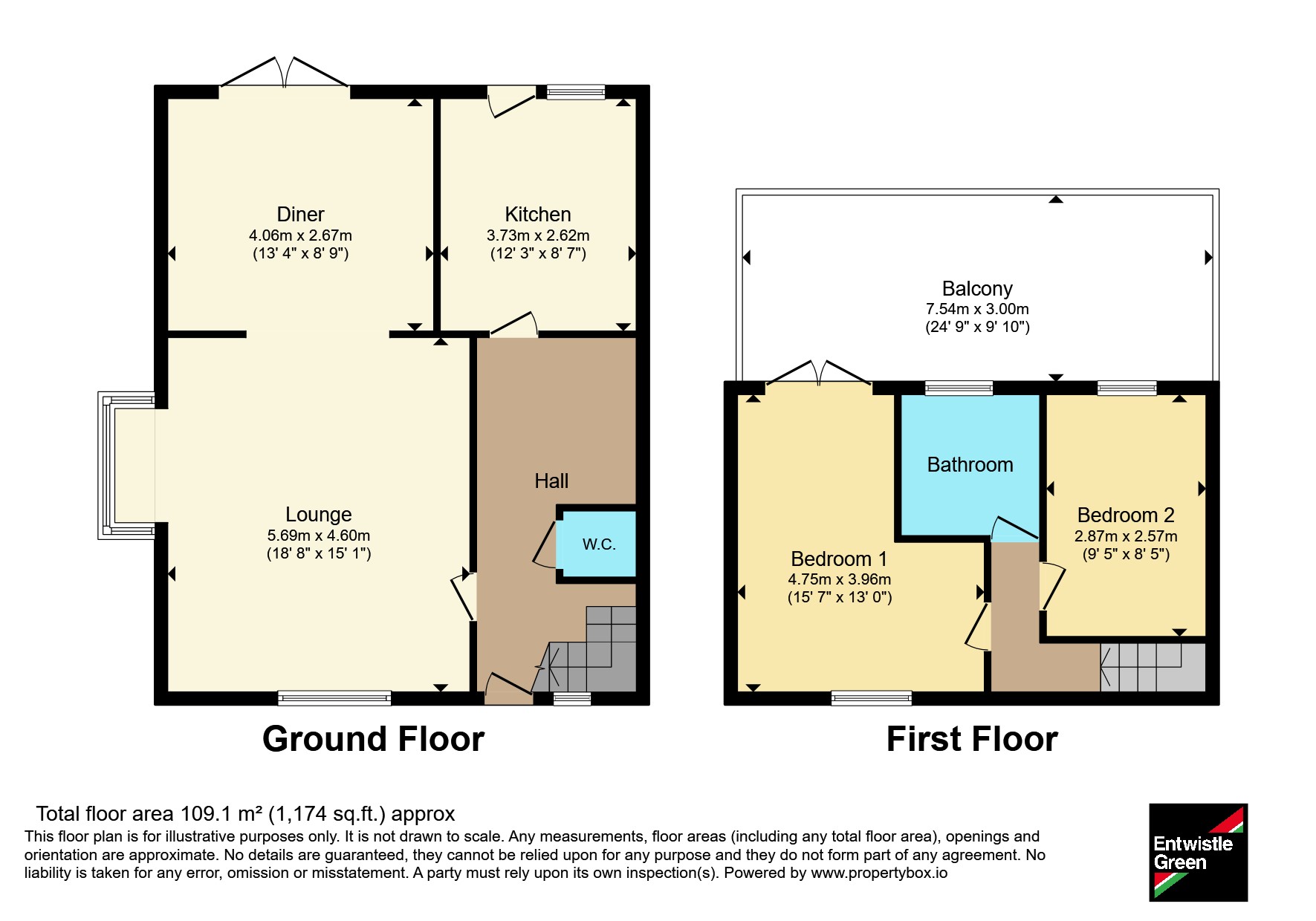 Moor End Annex,, Stricklands Lane, Poulton-le-Fylde floorplan
