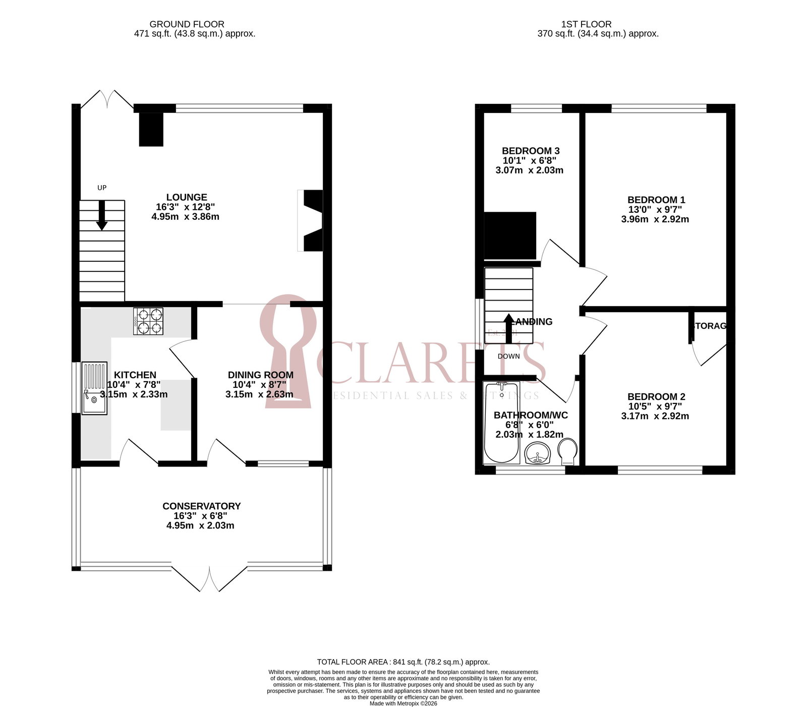 53, Homefield Road, Bushey floorplan