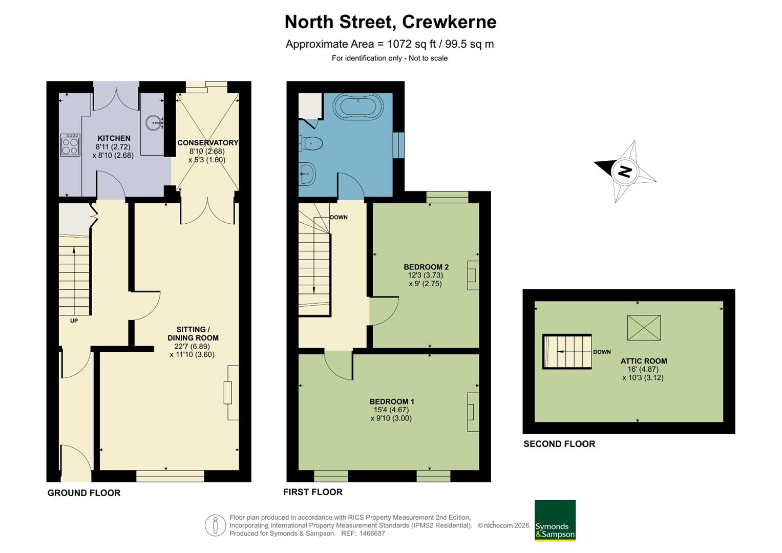 44, North Street, Crewkerne floorplan
