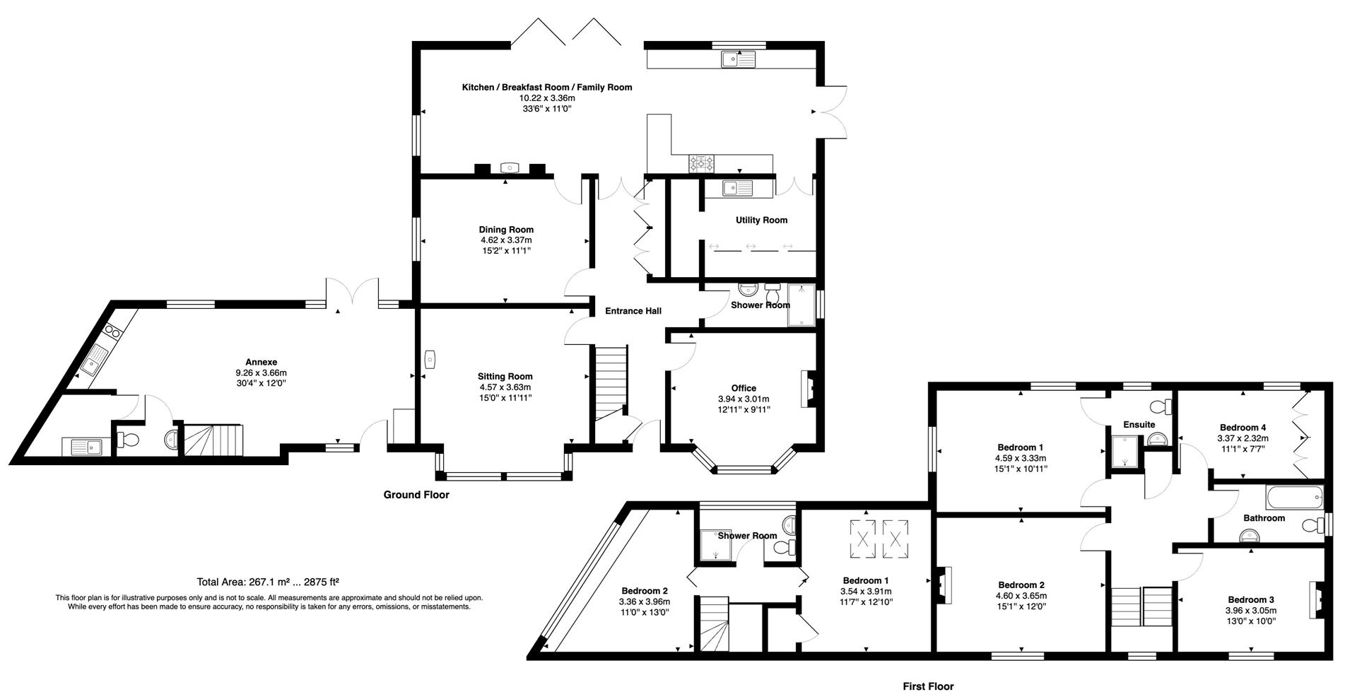 Stanley House, The Street, Kilmington floorplan