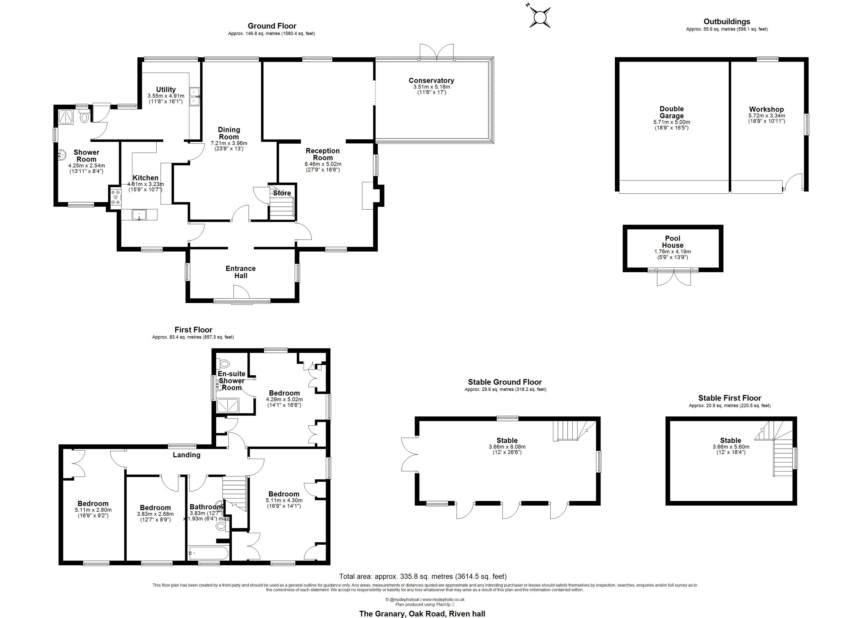 The Granary,, Oak Road, Witham floorplan
