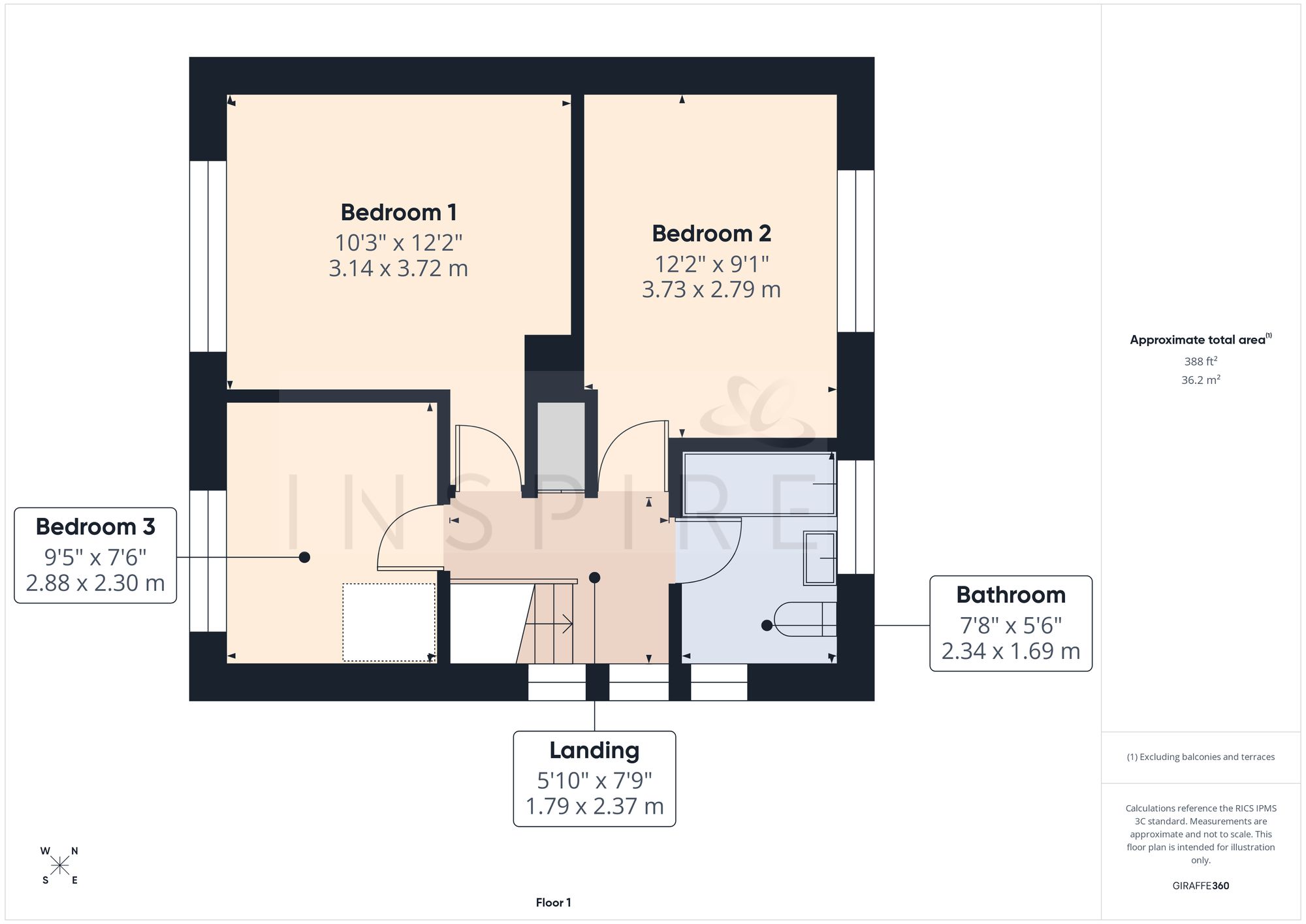 48 Whittington Road, Crawley floorplan