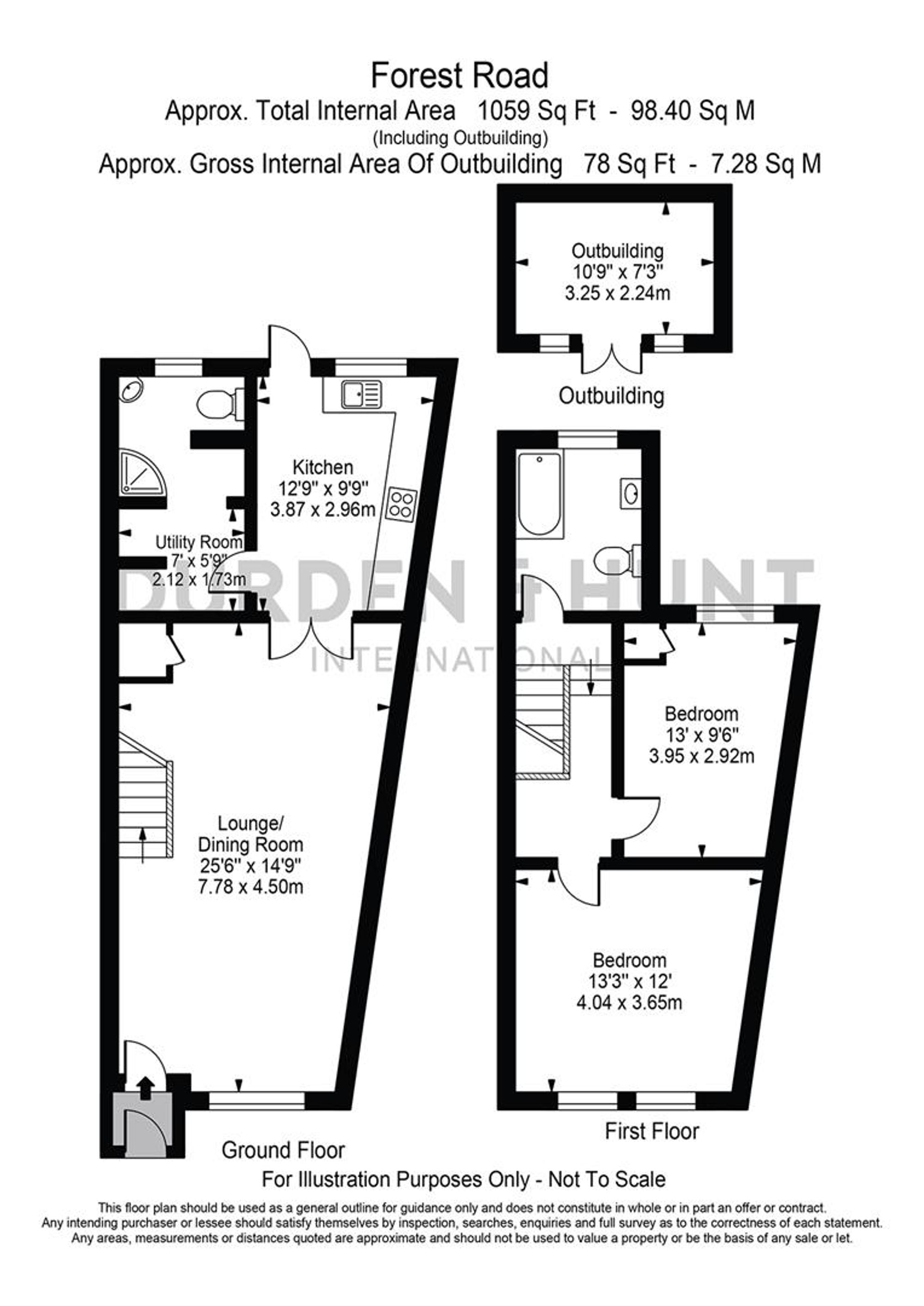 40 Forest Road, Loughton floorplan