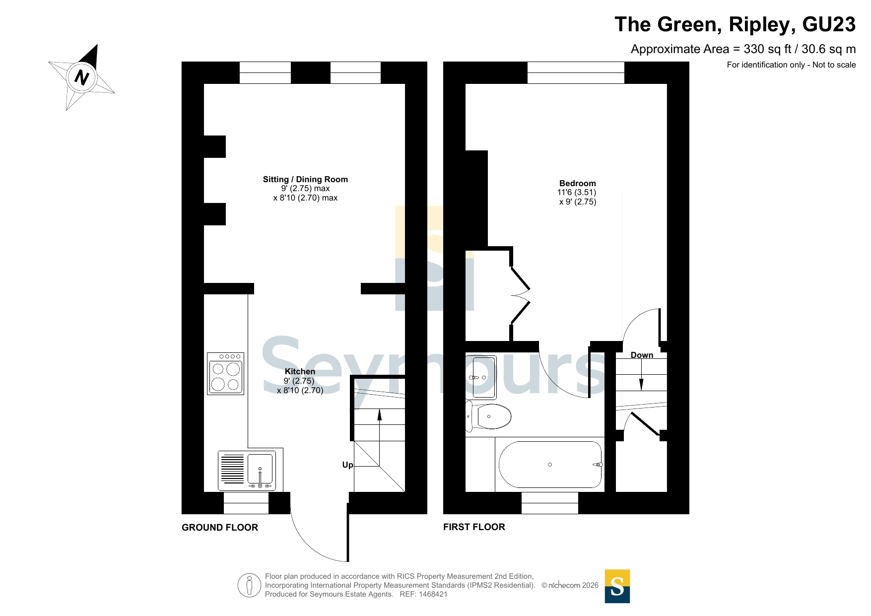3, The Green, Surrey floorplan