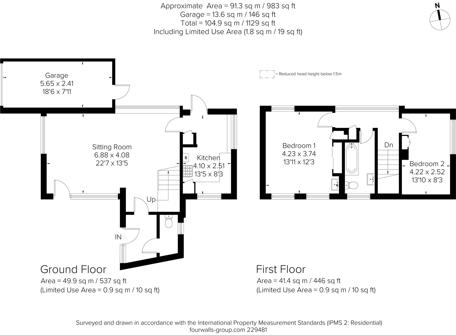 2 Bedrooms Detached house for sale in Alma Road, Reigate, Surrey RH2