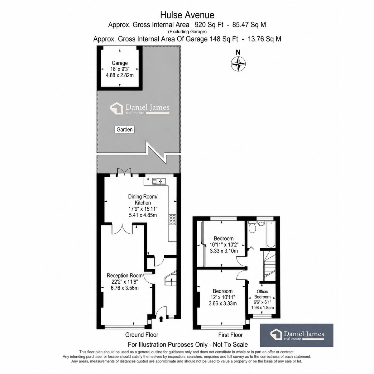 Hulse Avenue, Romford floorplan