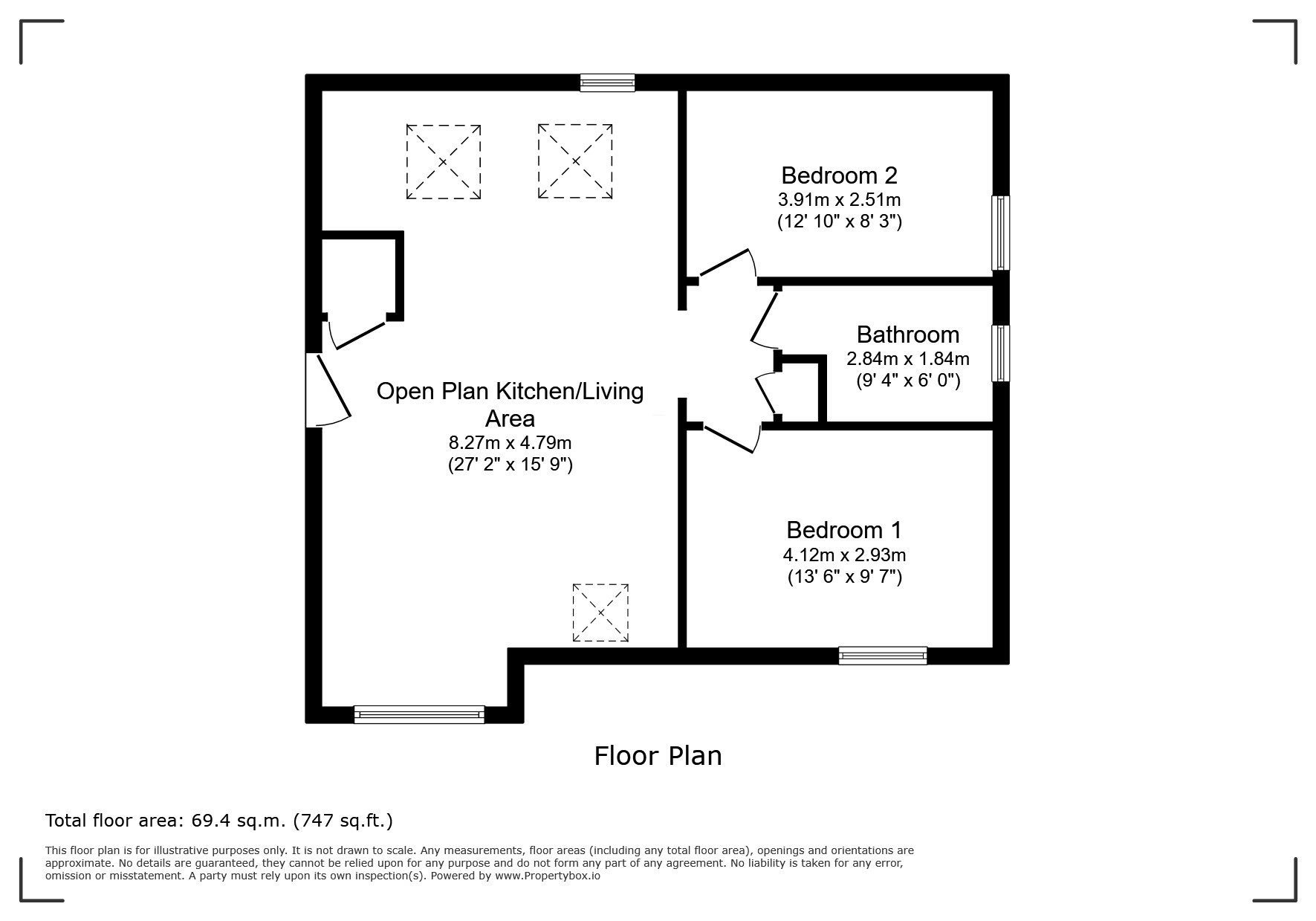 4 St. James Mews,, The Hundred, Hampshire floorplan