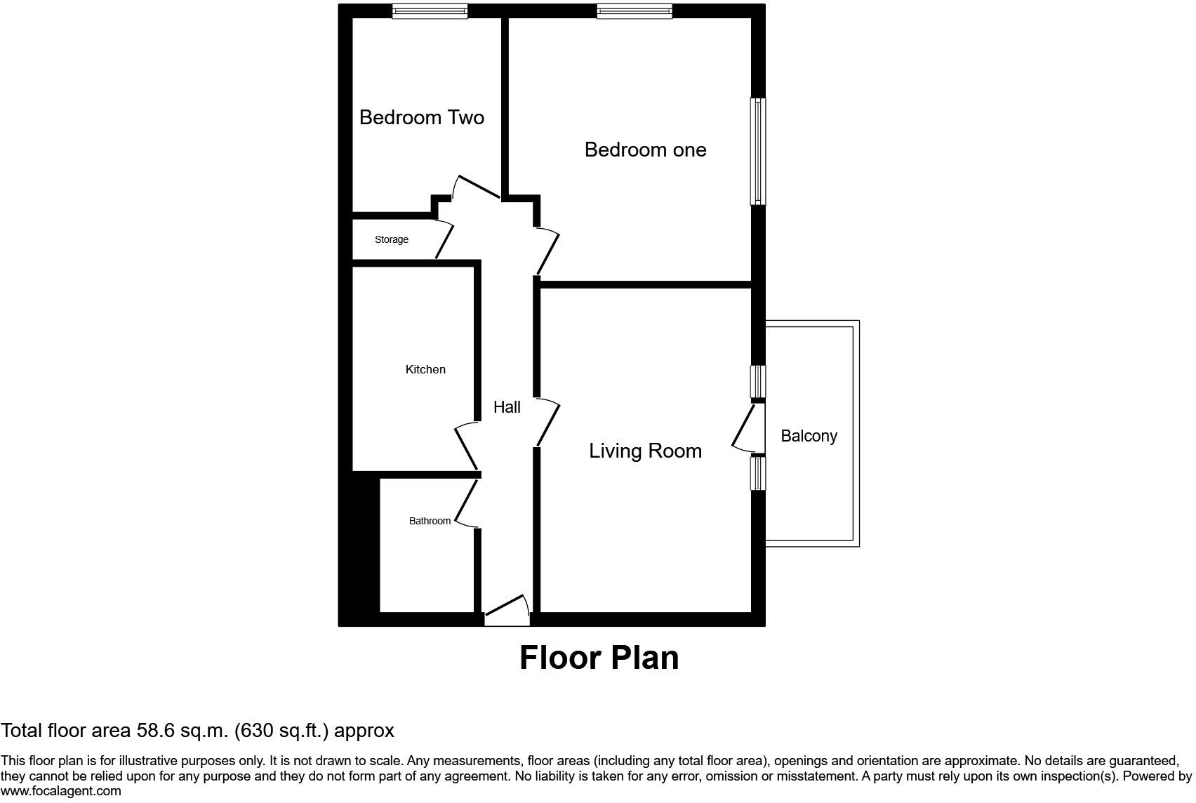 Flat 6, Manningtree floorplan