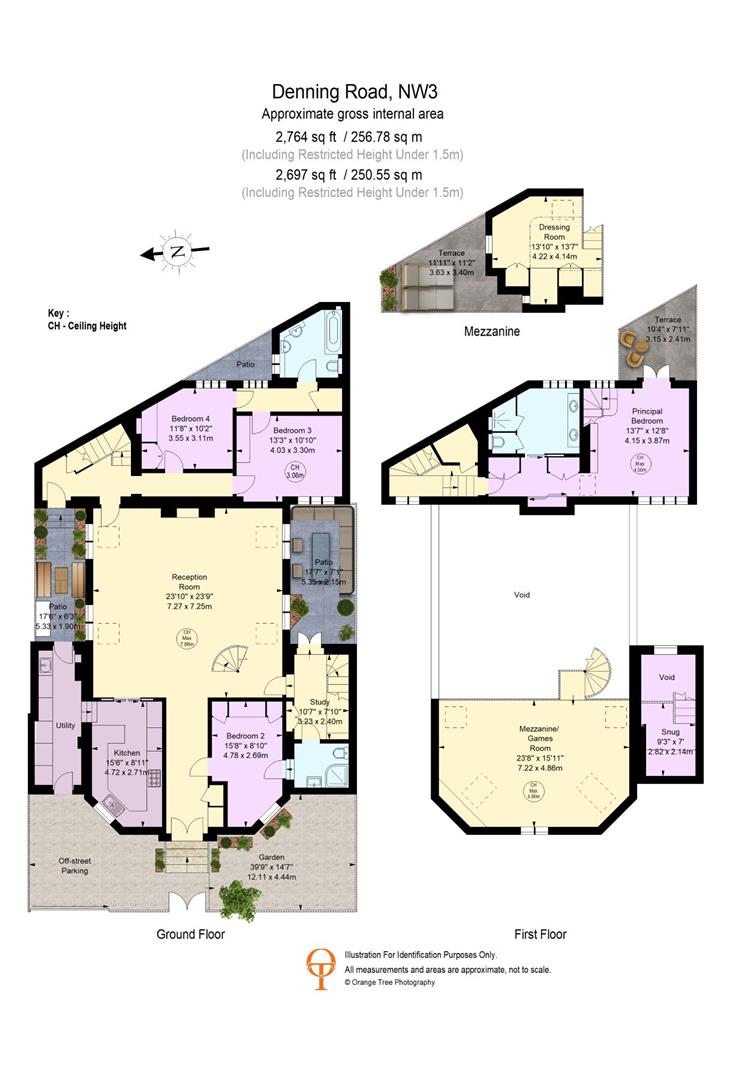 38, Denning Road, London floorplan