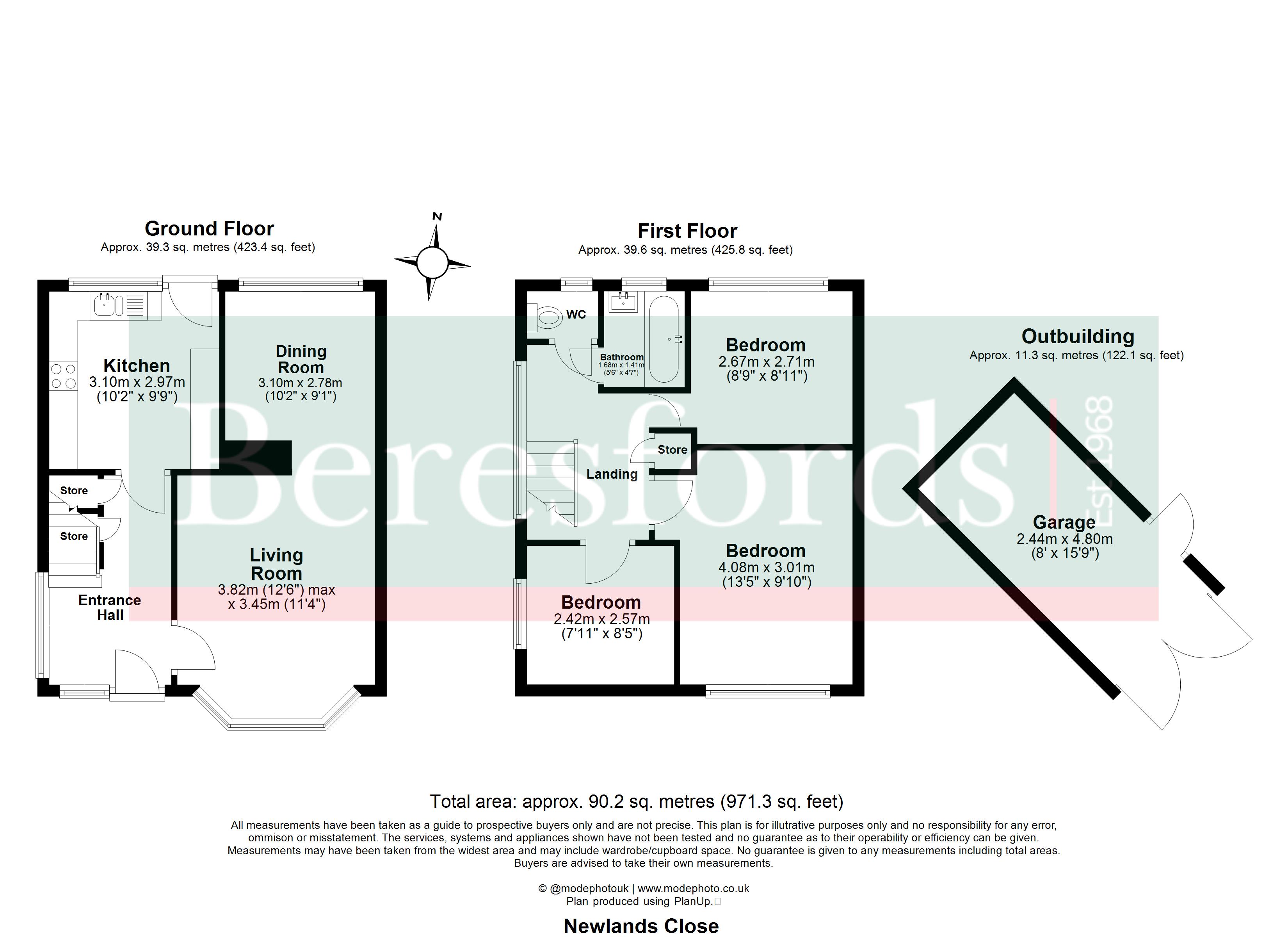 11, Newlands Close, Essex floorplan