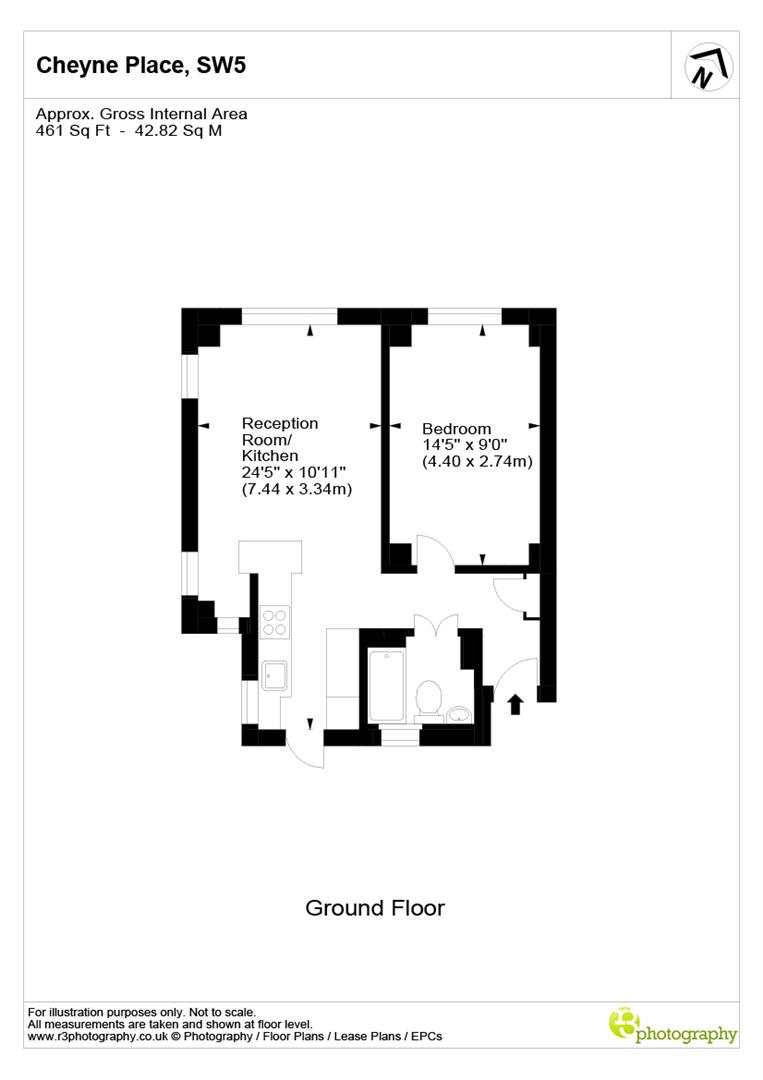 20, Cheyne Place floorplan