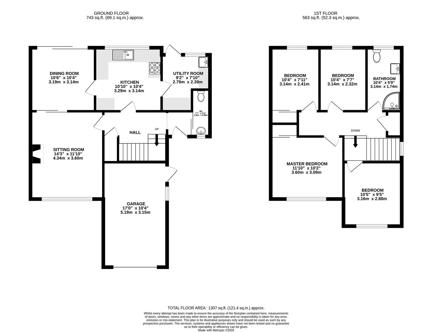 11, Rawston Close, Swindon floorplan
