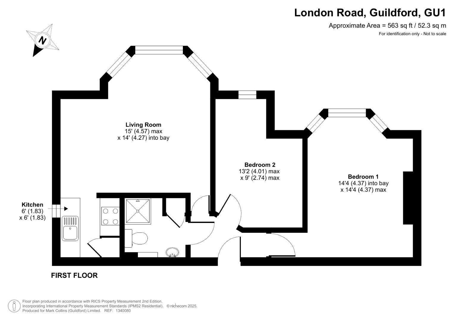 10, Boxgrove Court, 144 London Road, Guildford floorplan