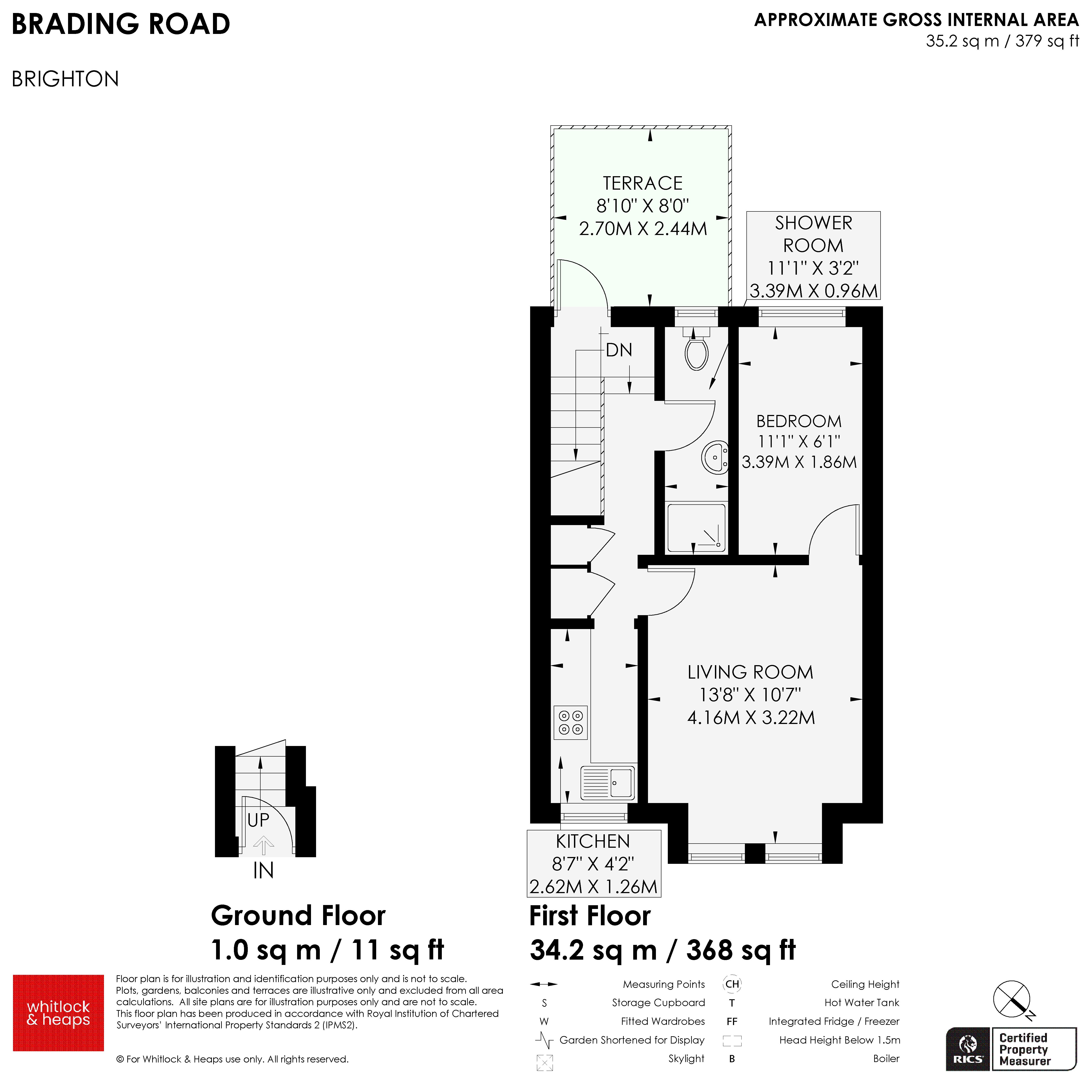 First Floor Flat, 105, Brading Road, Brighton floorplan