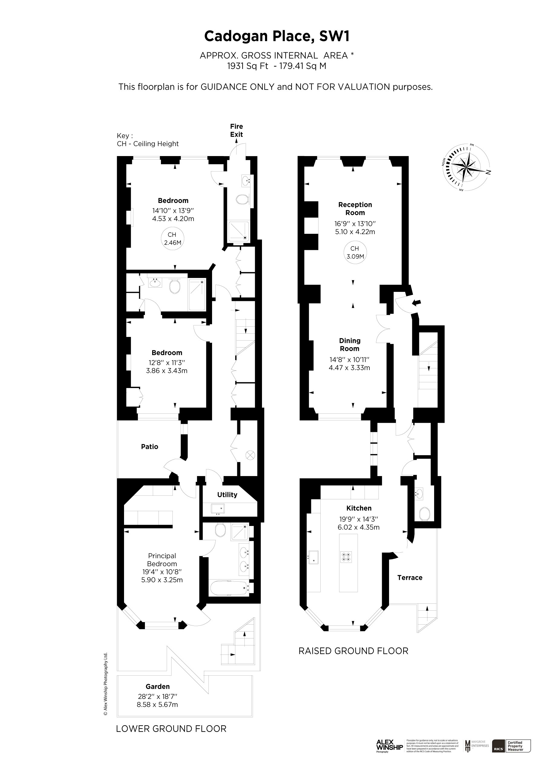 Cadogan Place, London floorplan