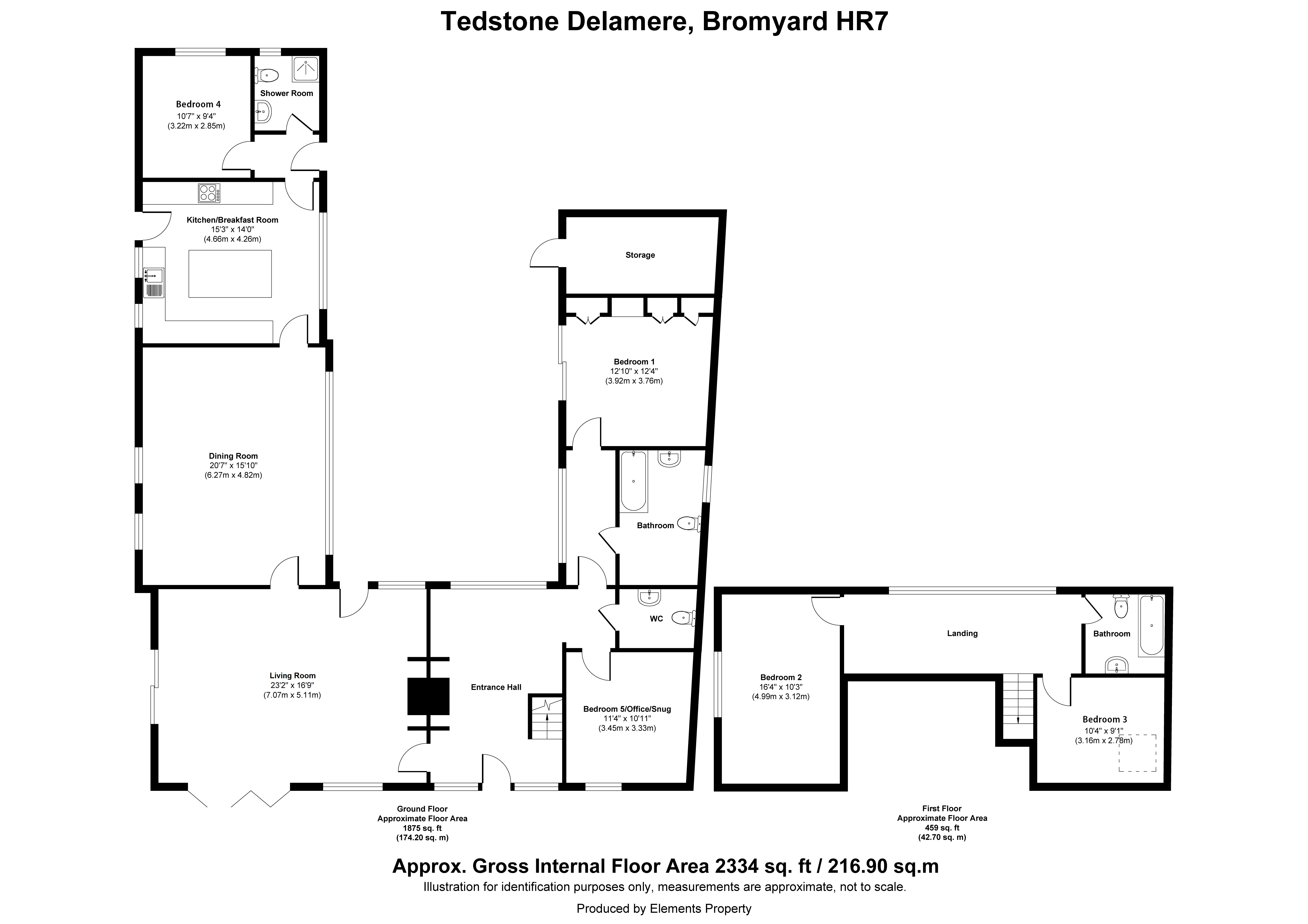 Churchlands, Bromyard floorplan