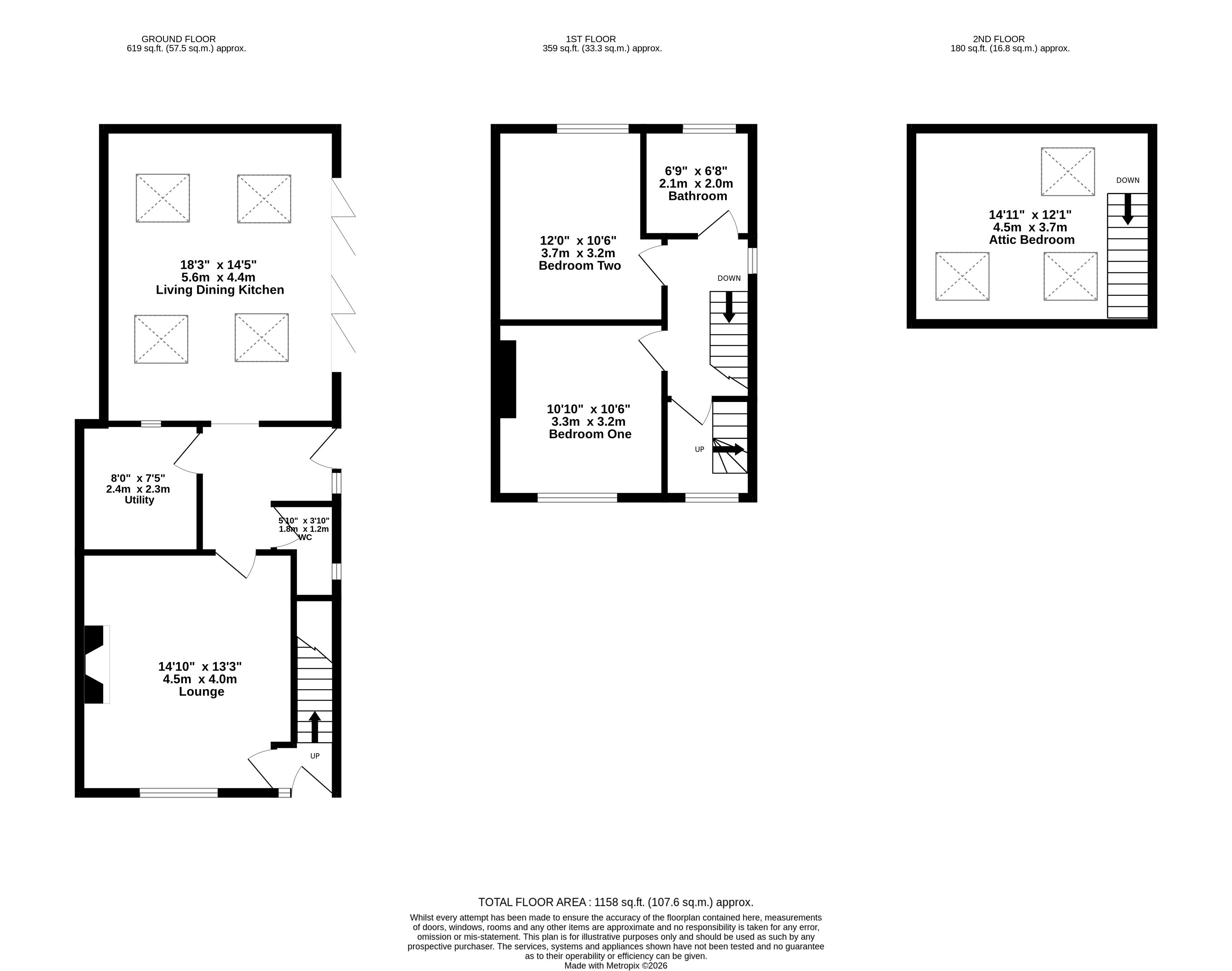 182, Commercial Road, Huddersfield floorplan