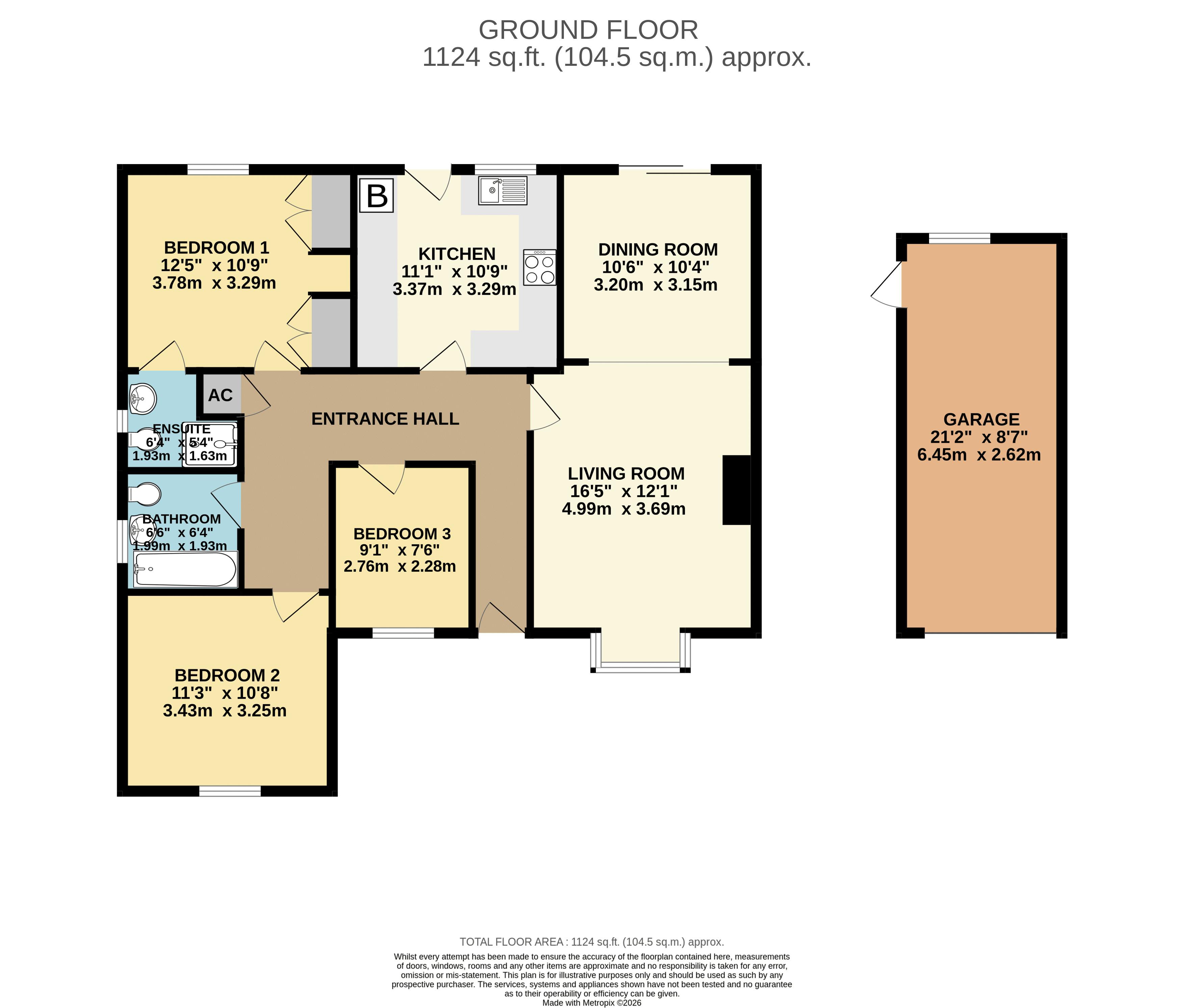 9, Lady Meers Road, Lincoln floorplan