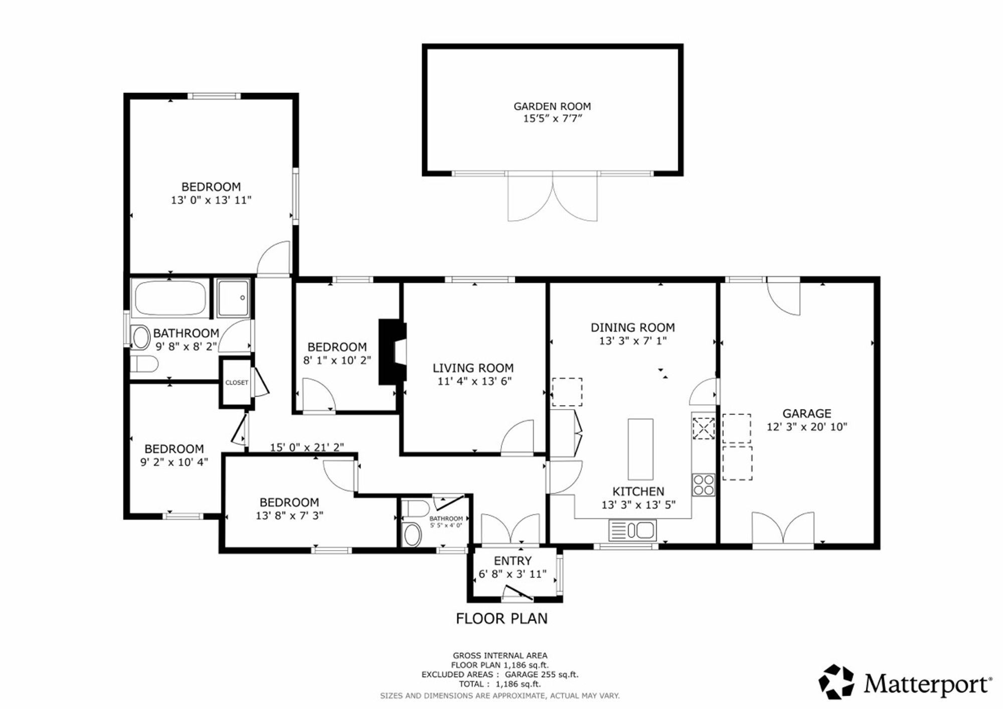 2 Lewis Lane, Ipswich floorplan