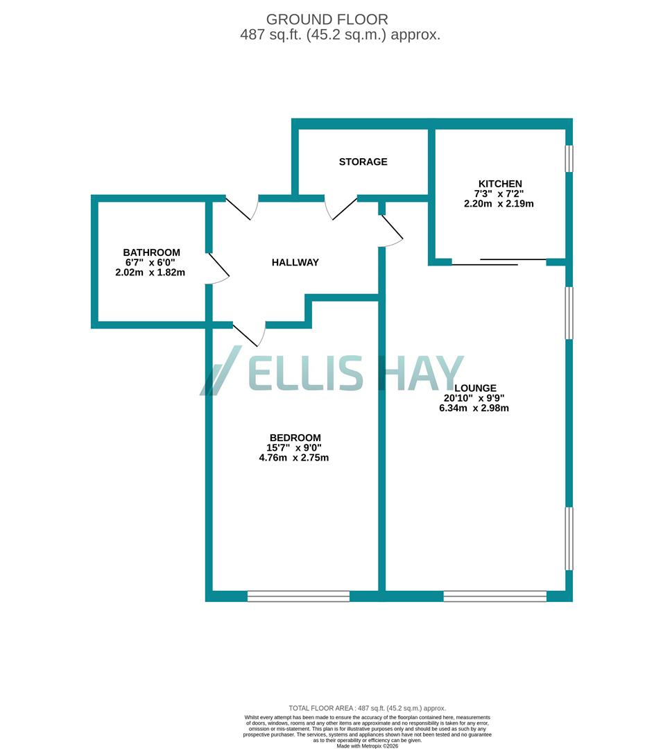 14 Hartford Court, 33, Filey Road, Scarborough floorplan