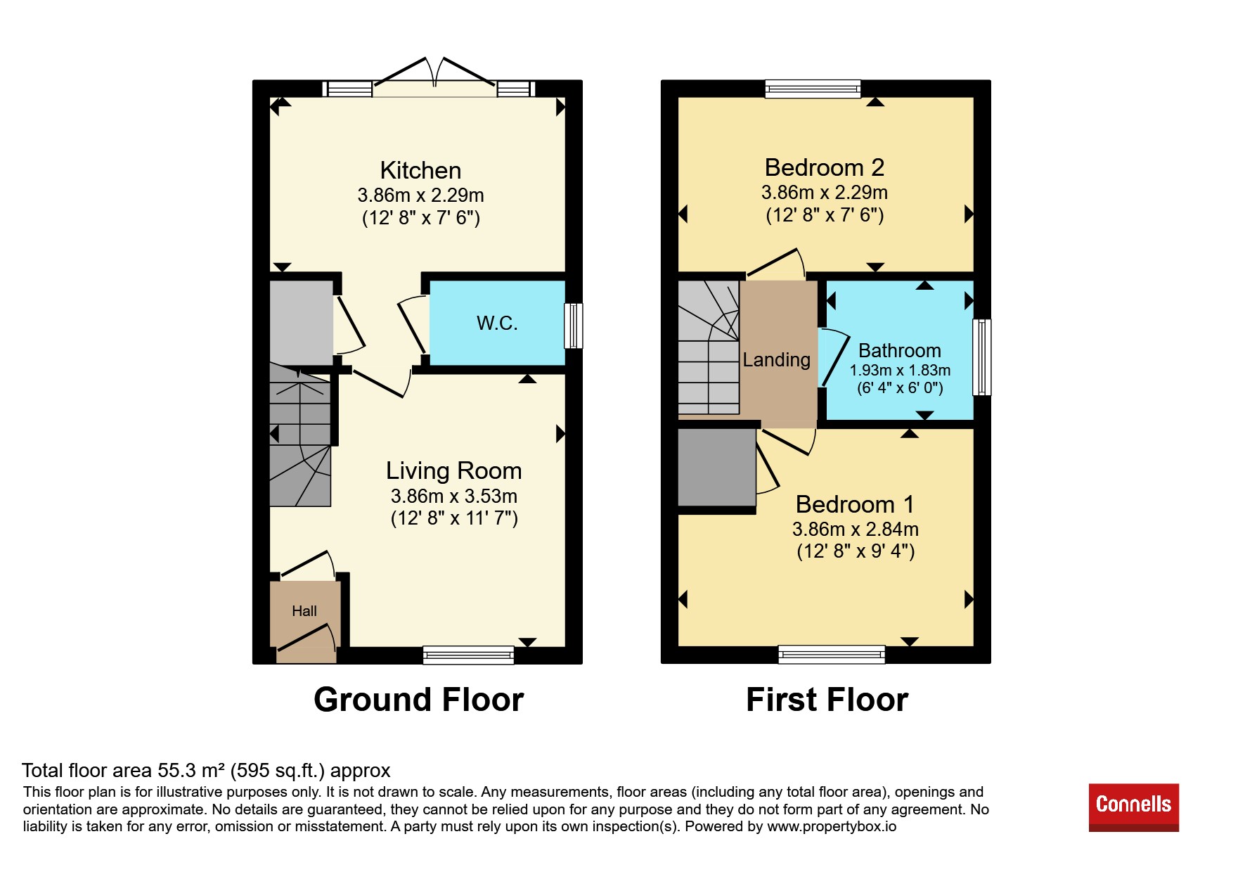 19, Finch Close, Exeter floorplan