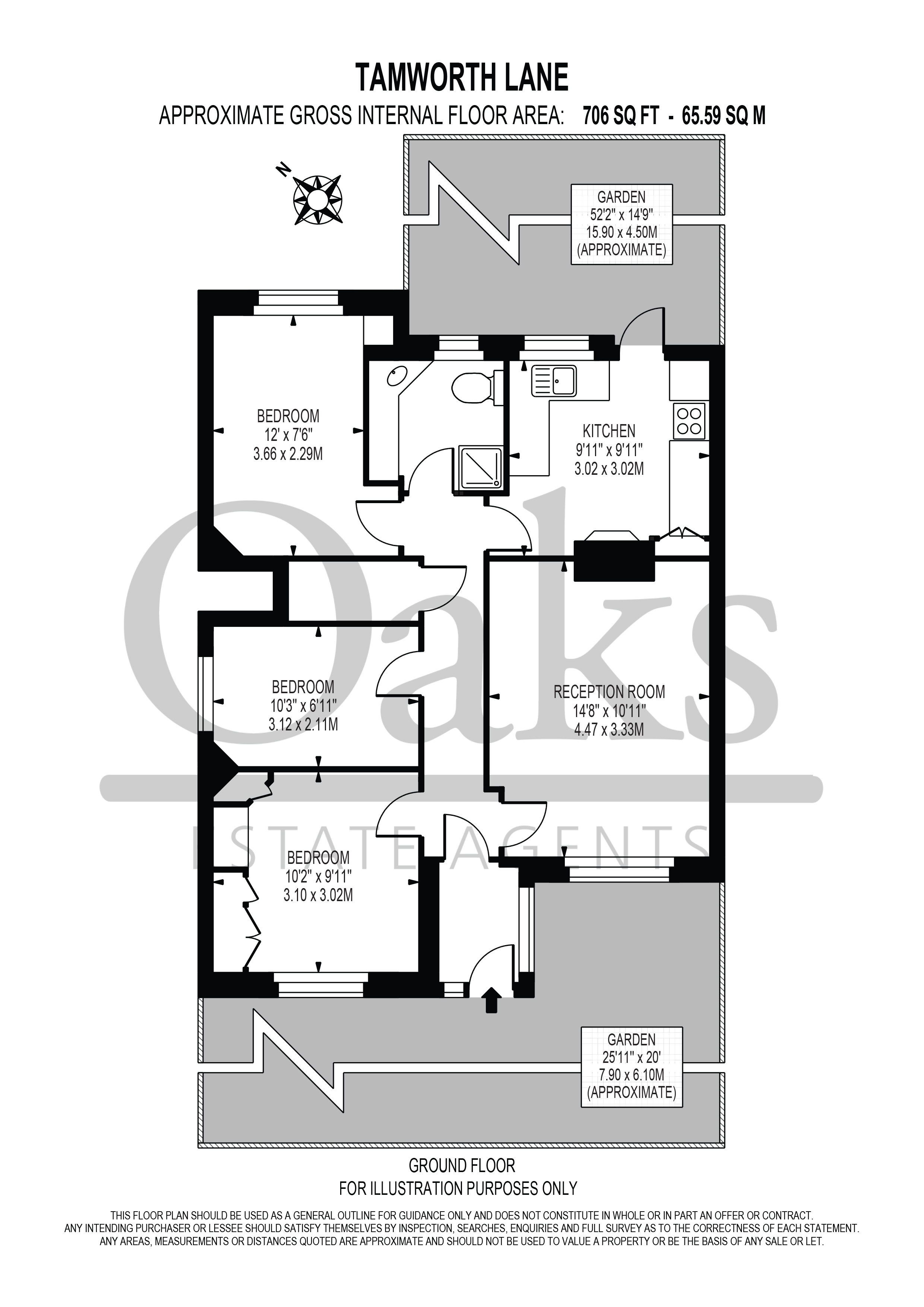 281, Tamworth Lane, Surrey floorplan