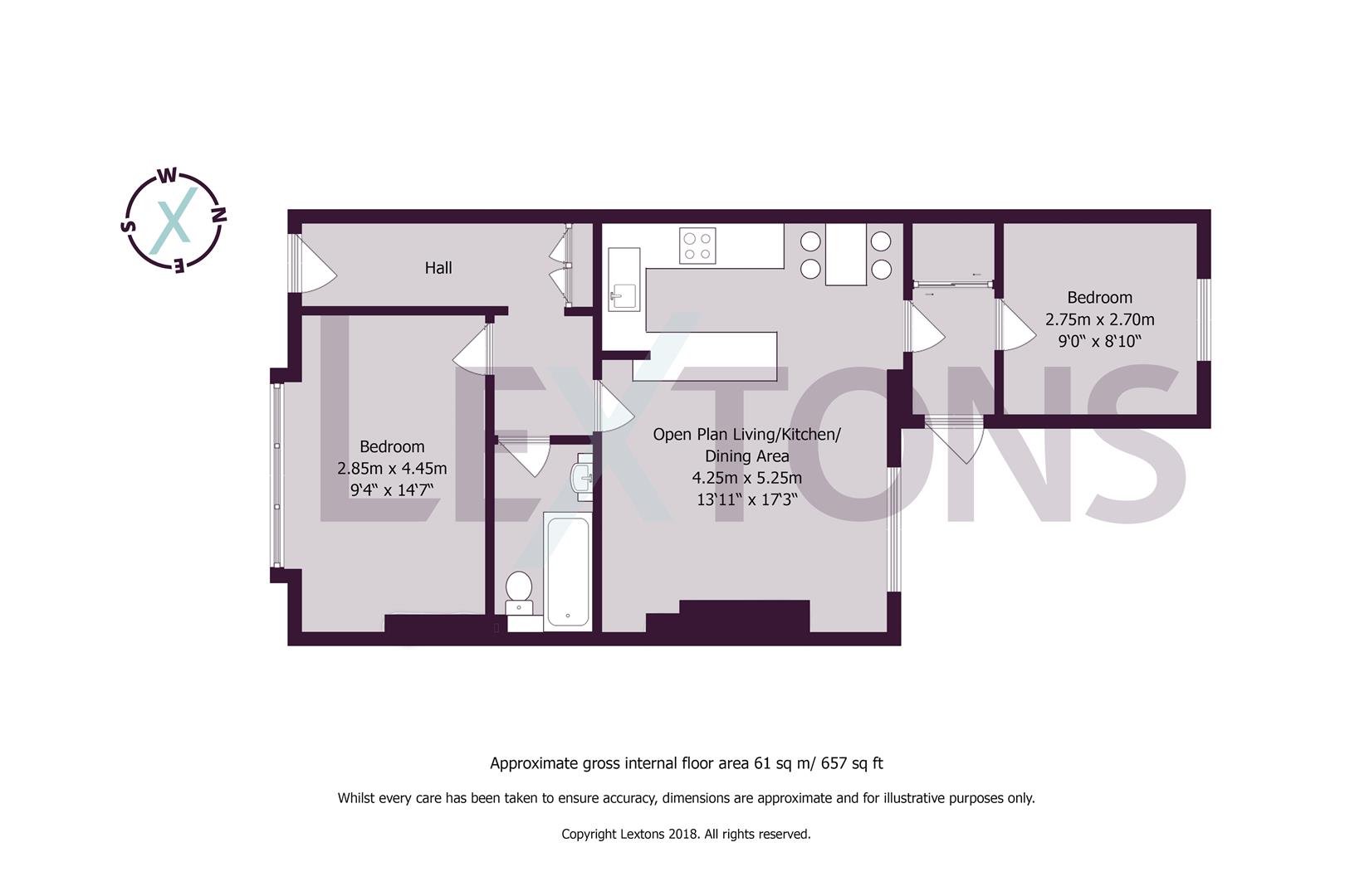 2 Bedrooms  for sale in Rectory Close, Glebe Villas, Hove BN3