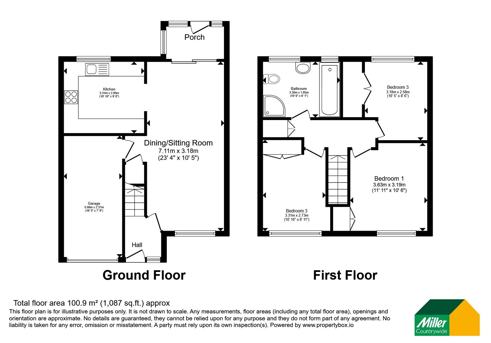 25, Linden Crescent, Cornwall floorplan