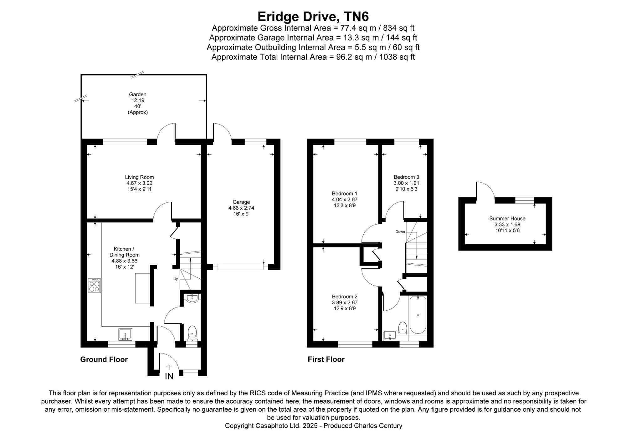 45 Eridge Drive, Crowborough floorplan