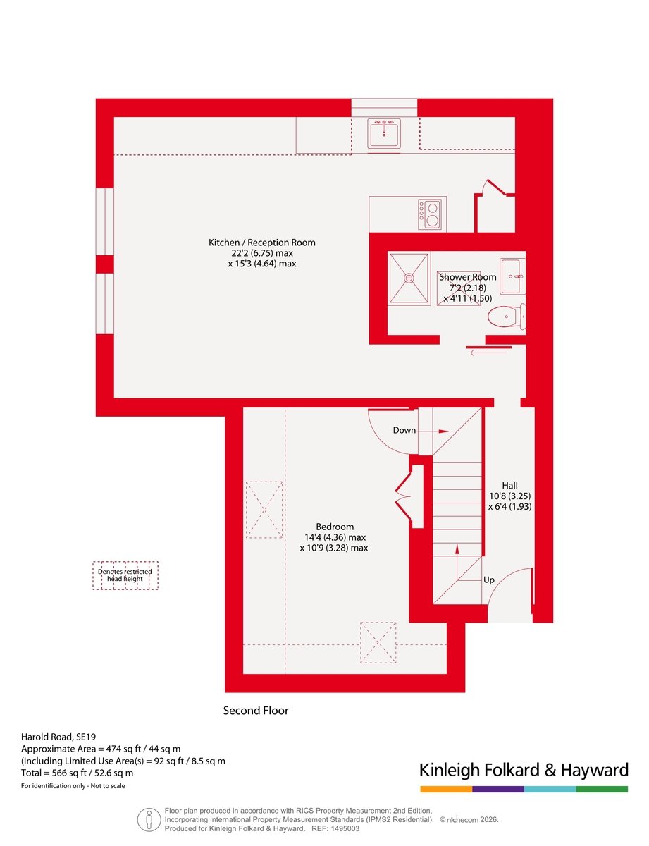 Flat 7, 32, Harold Road, London floorplan