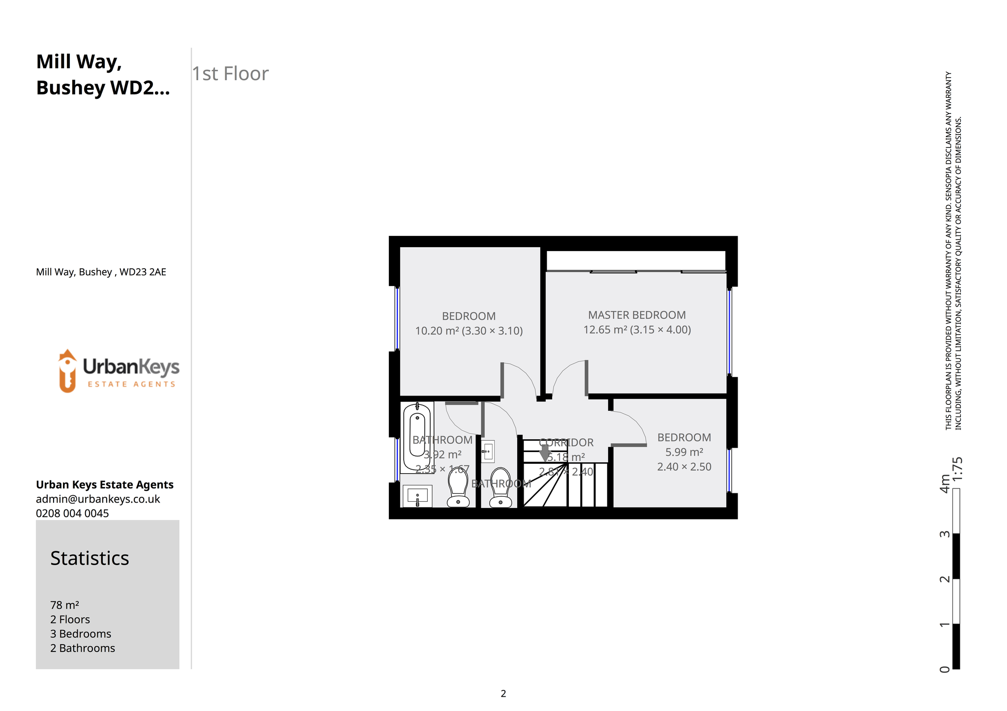 3 Bedrooms Semi-detached house to rent in Mill Way, Bushey WD23