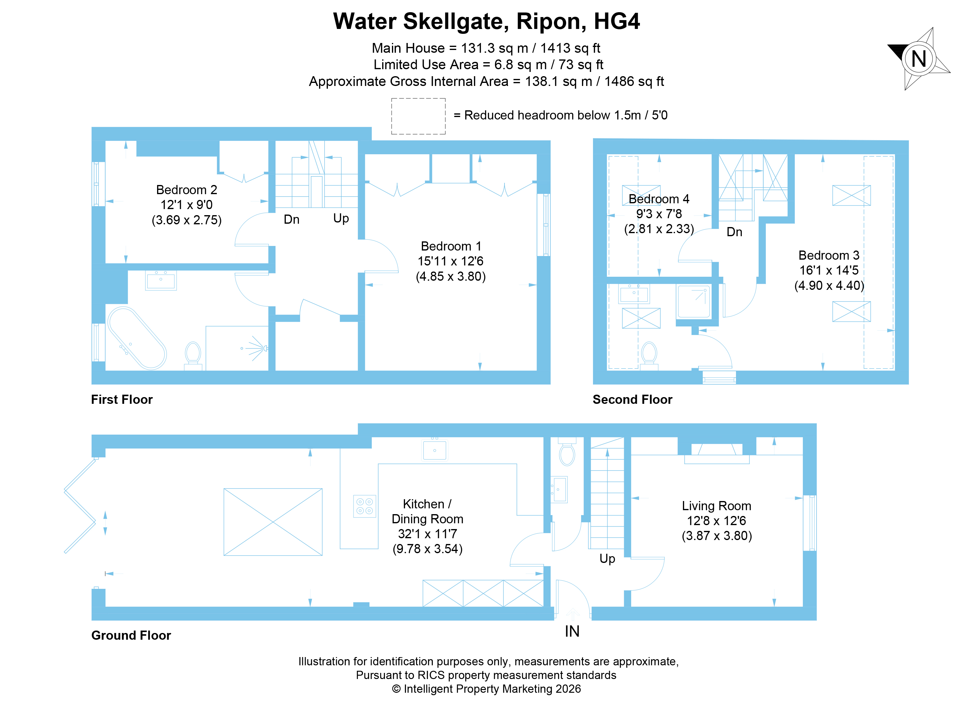 26, Water Skellgate, North Yorkshire floorplan