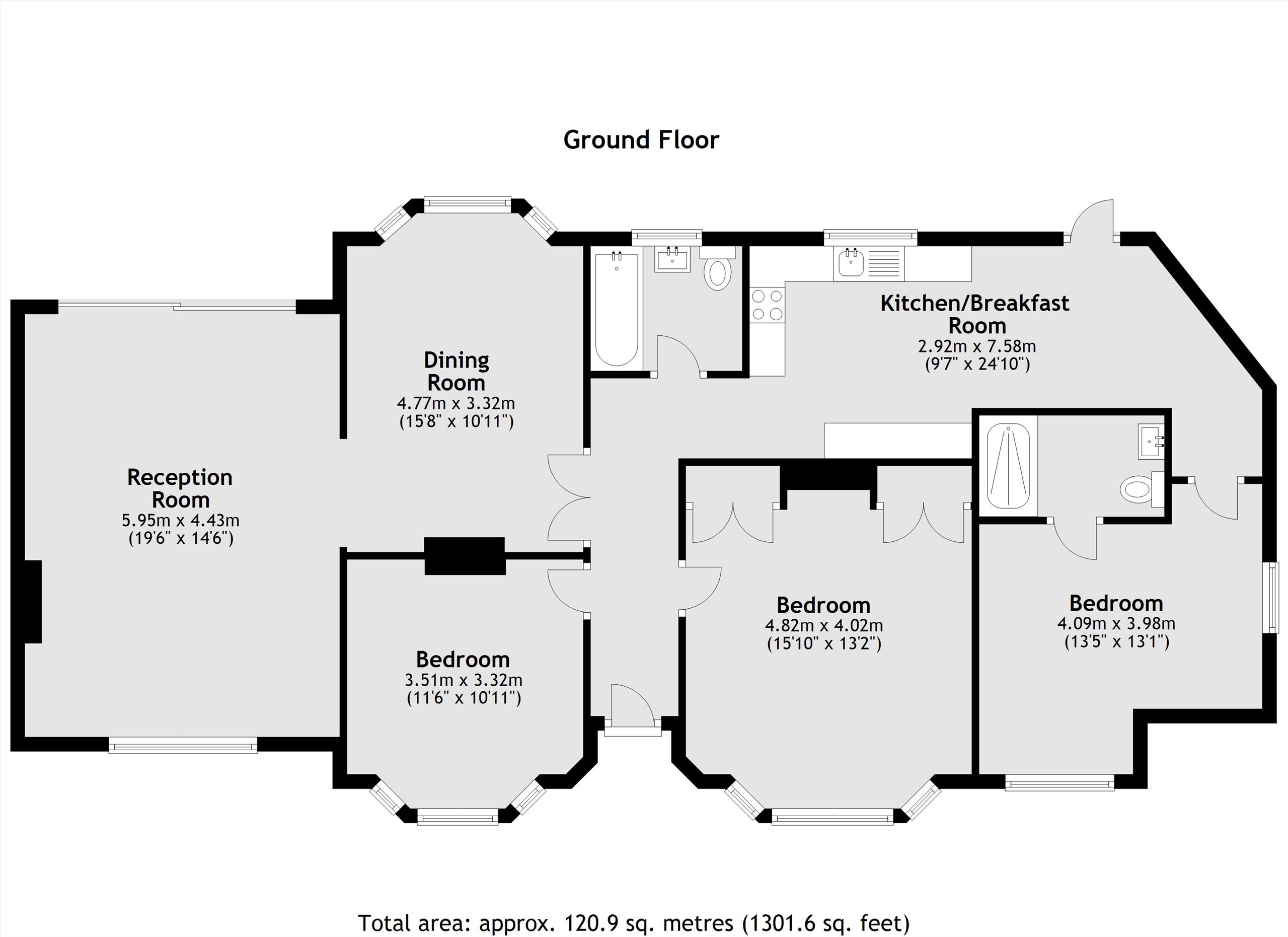 190, Woodland Gardens, Isleworth floorplan