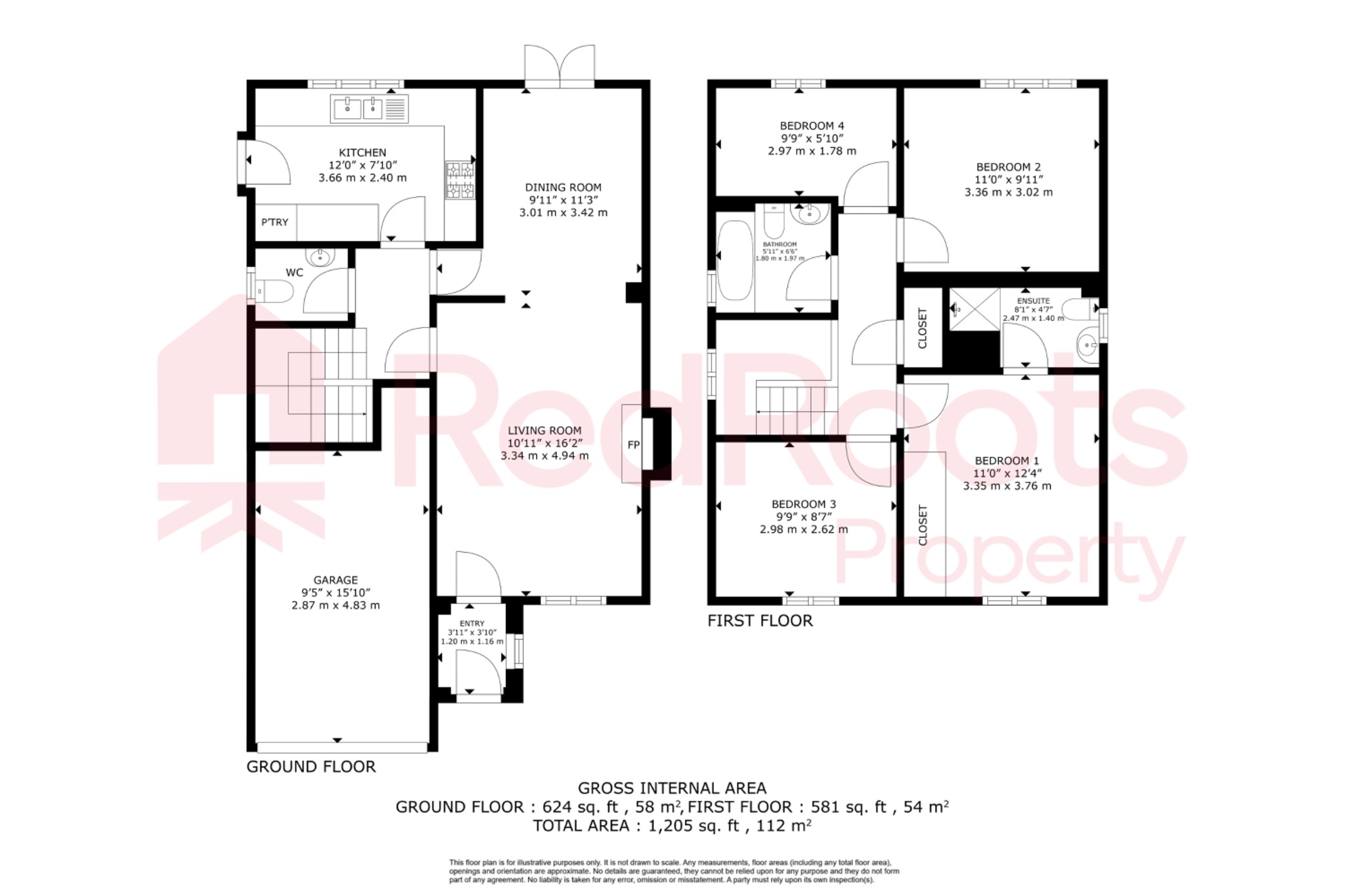 31 Bluebell Way, Upton, West Yorkshire floorplan