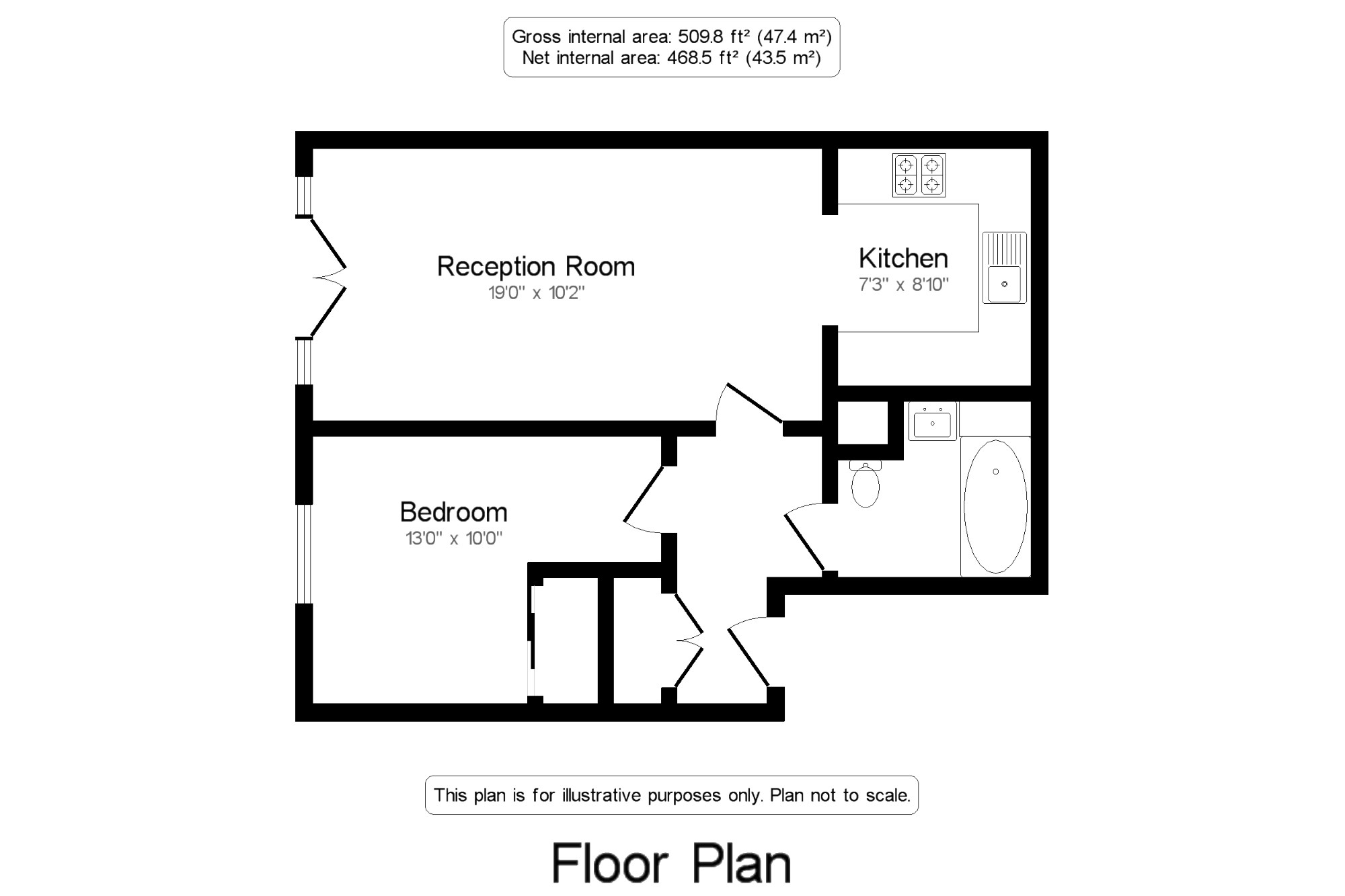 1 Bedrooms Flat for sale in Woking, Surrey GU21