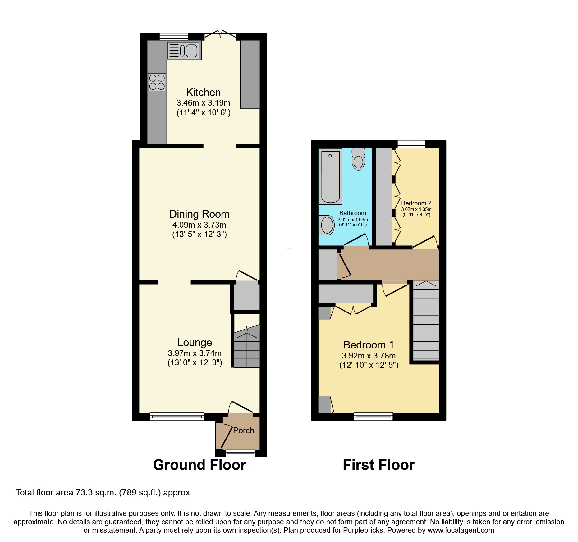 102, Walthew Lane, Wigan floorplan