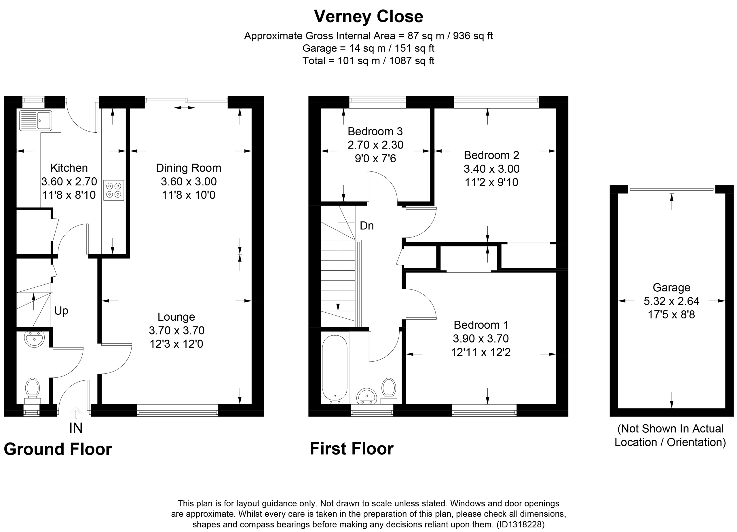 14, Verney Close, Tring floorplan