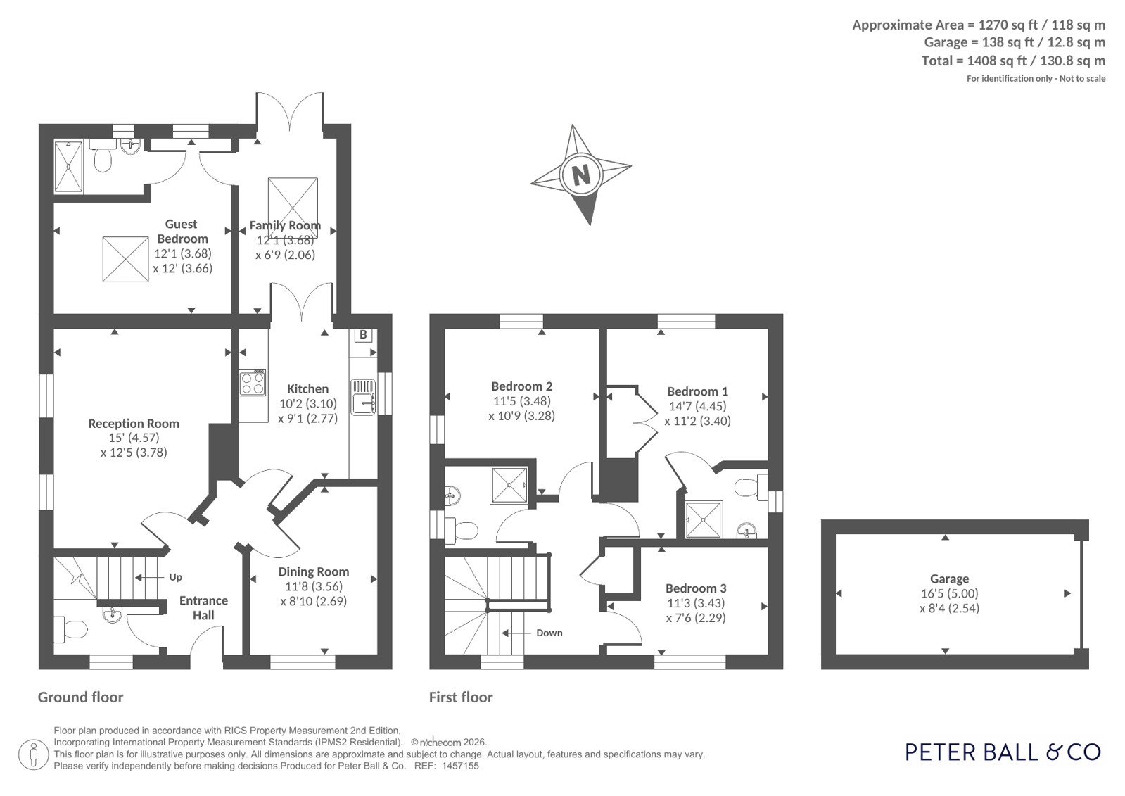 14, Peach Close, Tewkesbury floorplan