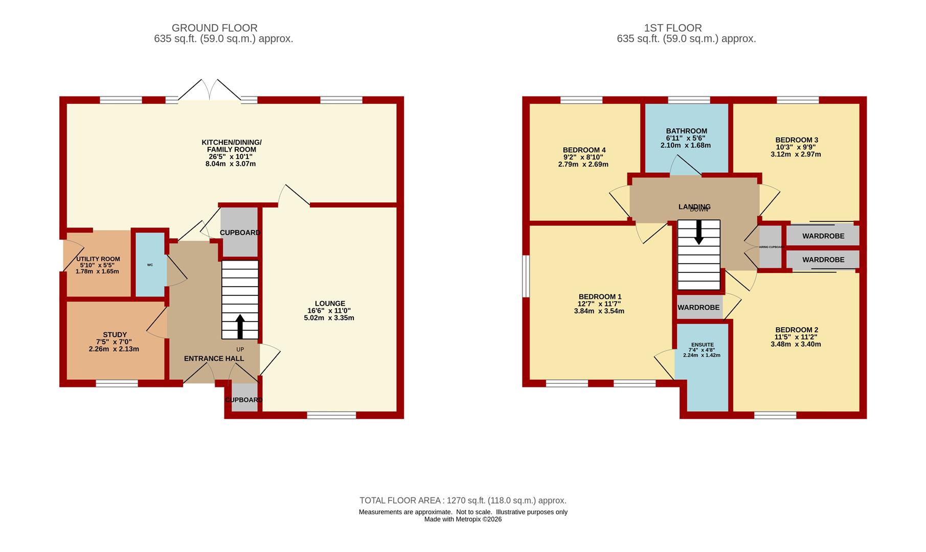 5, Barrow Drive, Coleford floorplan