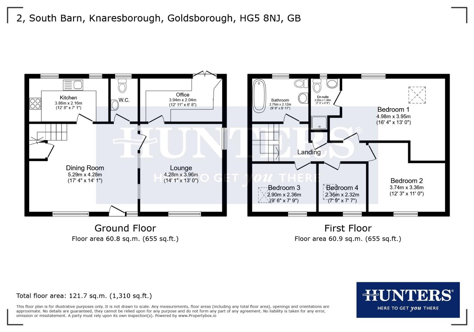 2, South Barn, Midgeley Lane, Goldsborough floorplan