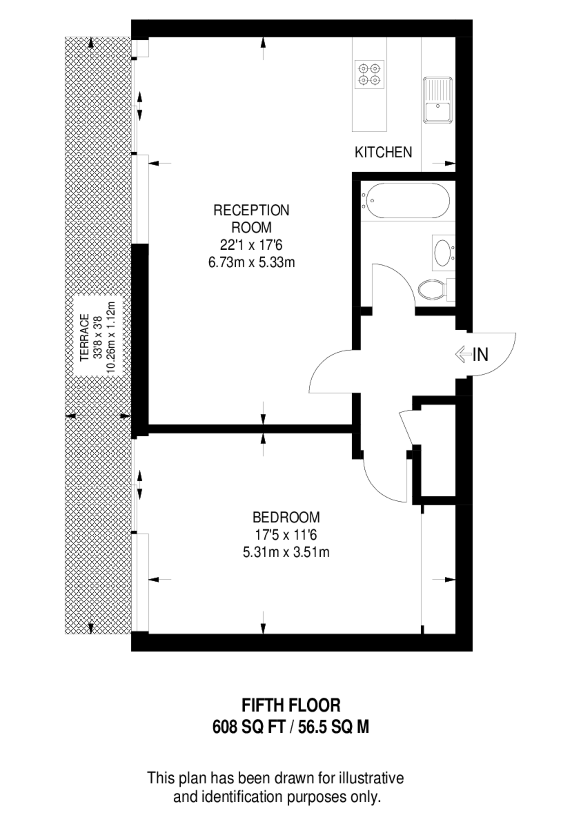 Merhchant Street, E3, Bow floorplan