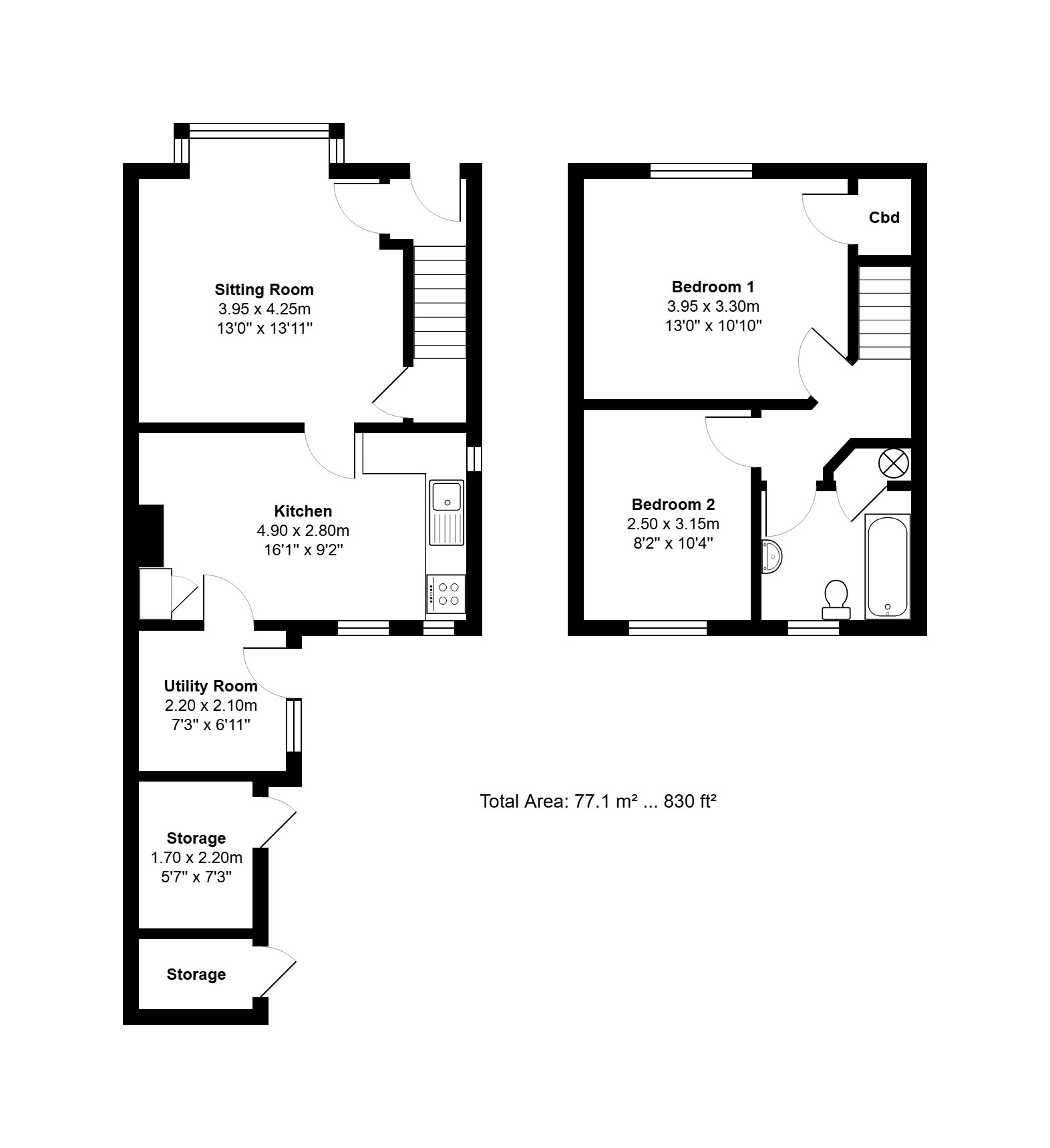 58 Hunstanton Road, Dersingham, Norfolk floorplan