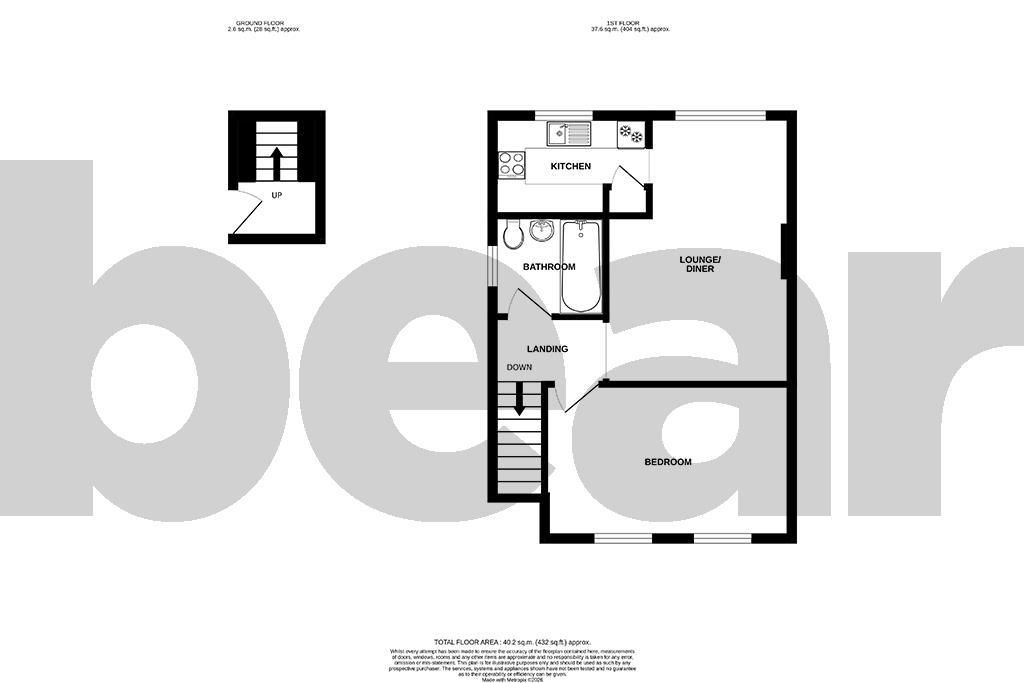 12, Coniston, Southend-on-Sea floorplan