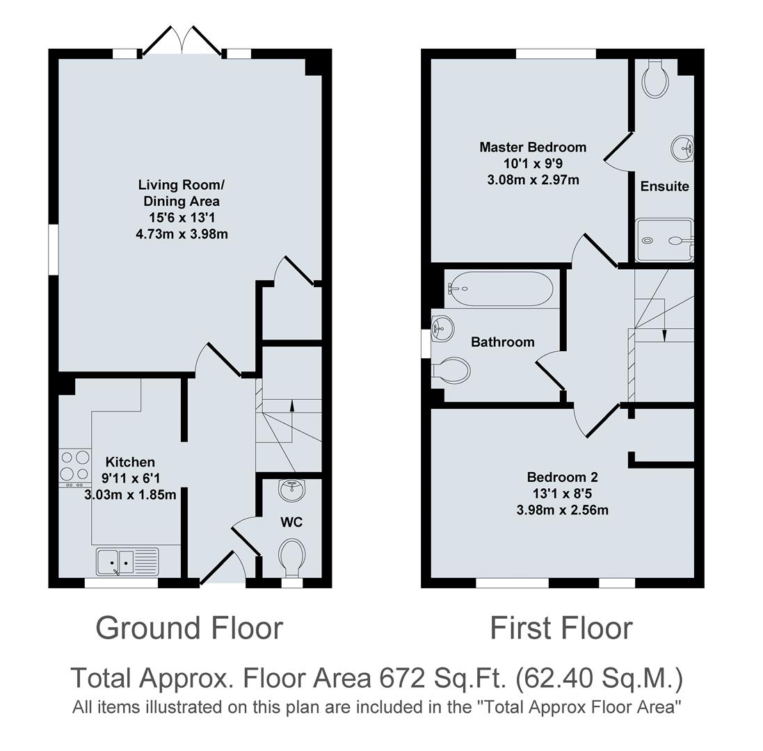 65, Talbot Close, Harwell floorplan
