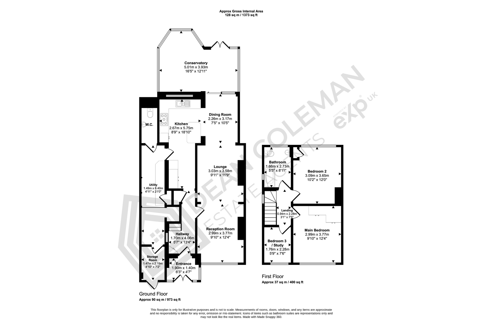 137, West Heath Road, Birmingham floorplan