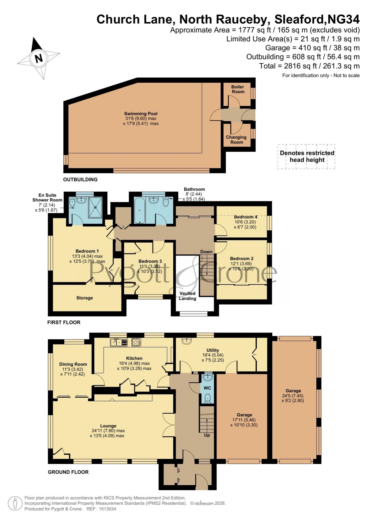 Cramond House, 4 Church Lane, Sleaford floorplan