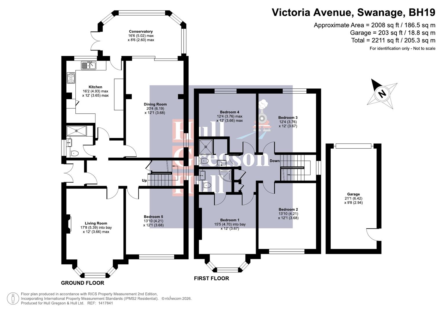 40., Victoria Avenue, Swanage floorplan