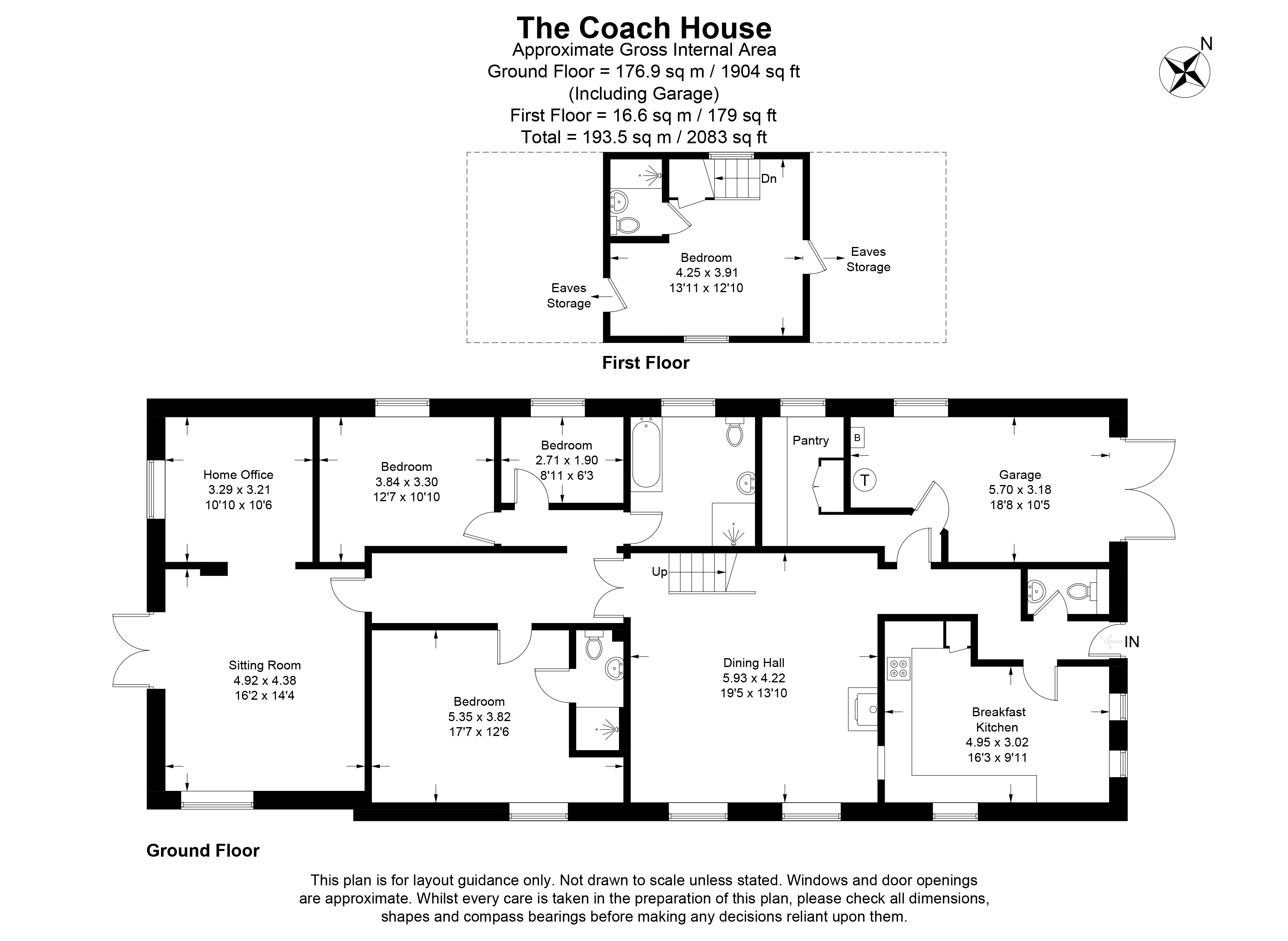 The Coach House,, Lincoln Road, Sleaford floorplan